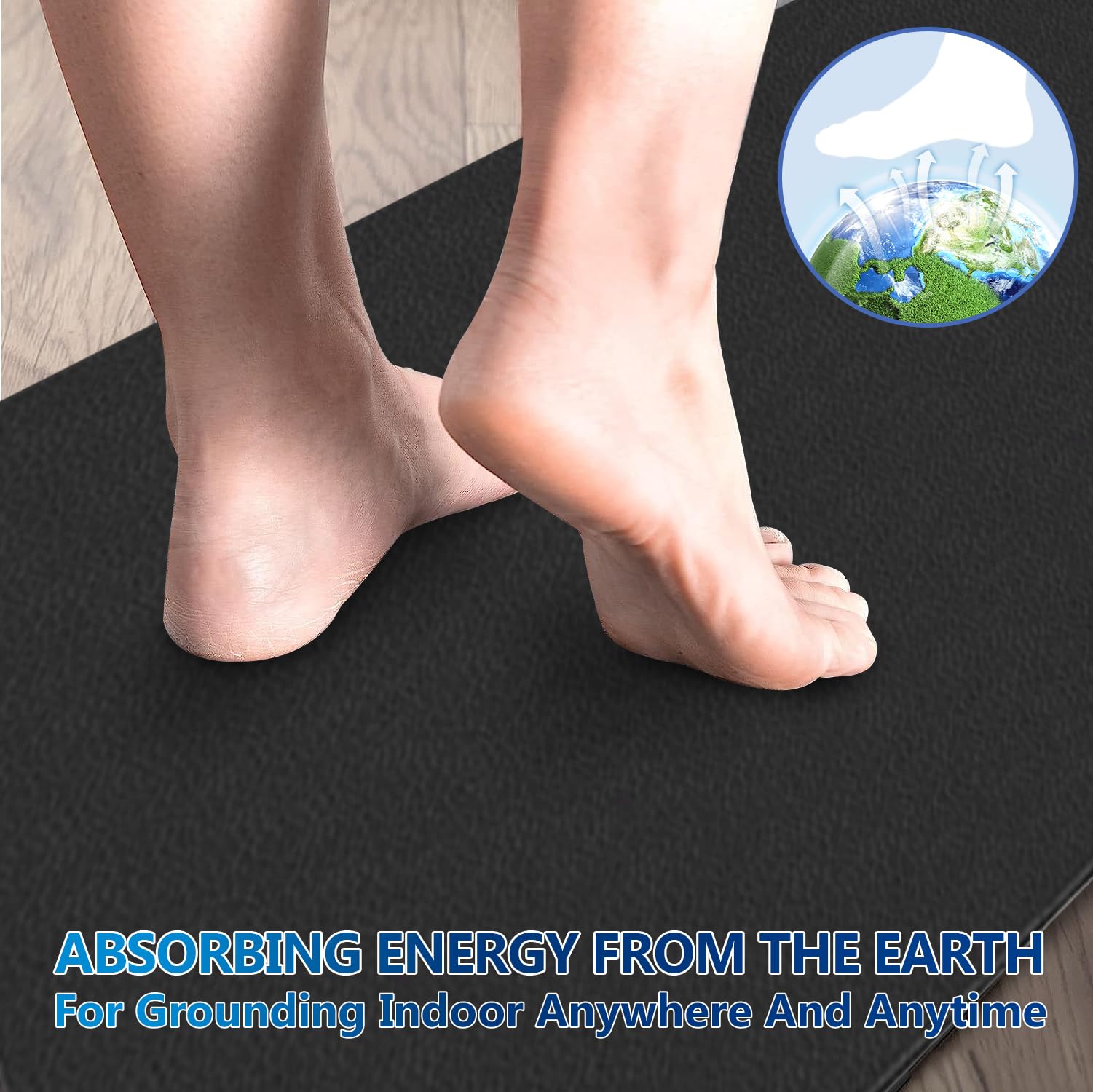 Grounding Mat for Bed, Desk, Floor, Grounding Pad for Better Sleep, Health, Pain Relief, Grounding Mat - AB Mystery