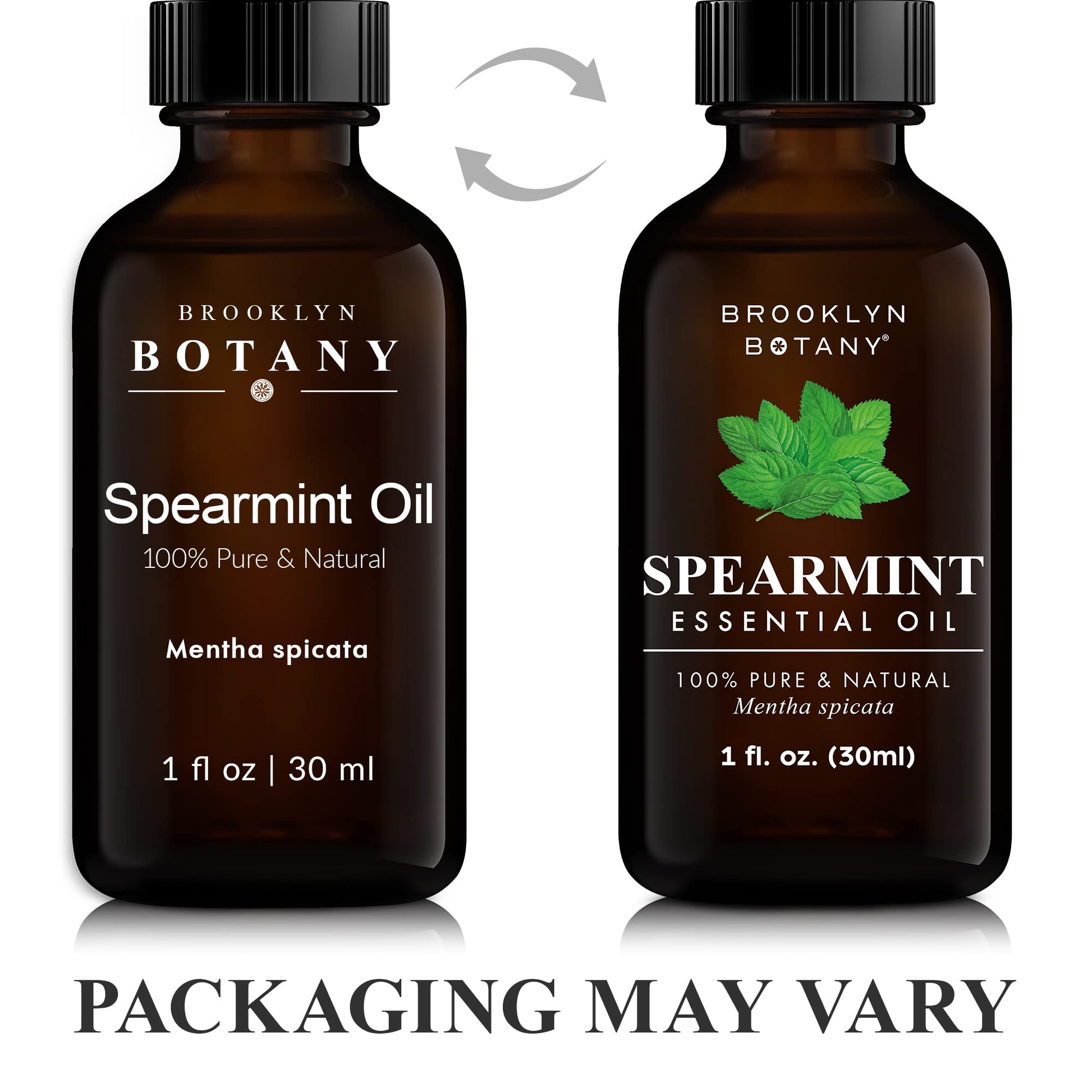Brooklyn Botany Spearmint Essential Oil – 100% Pure and Natural – Premium Grade Oil - AB Mystery