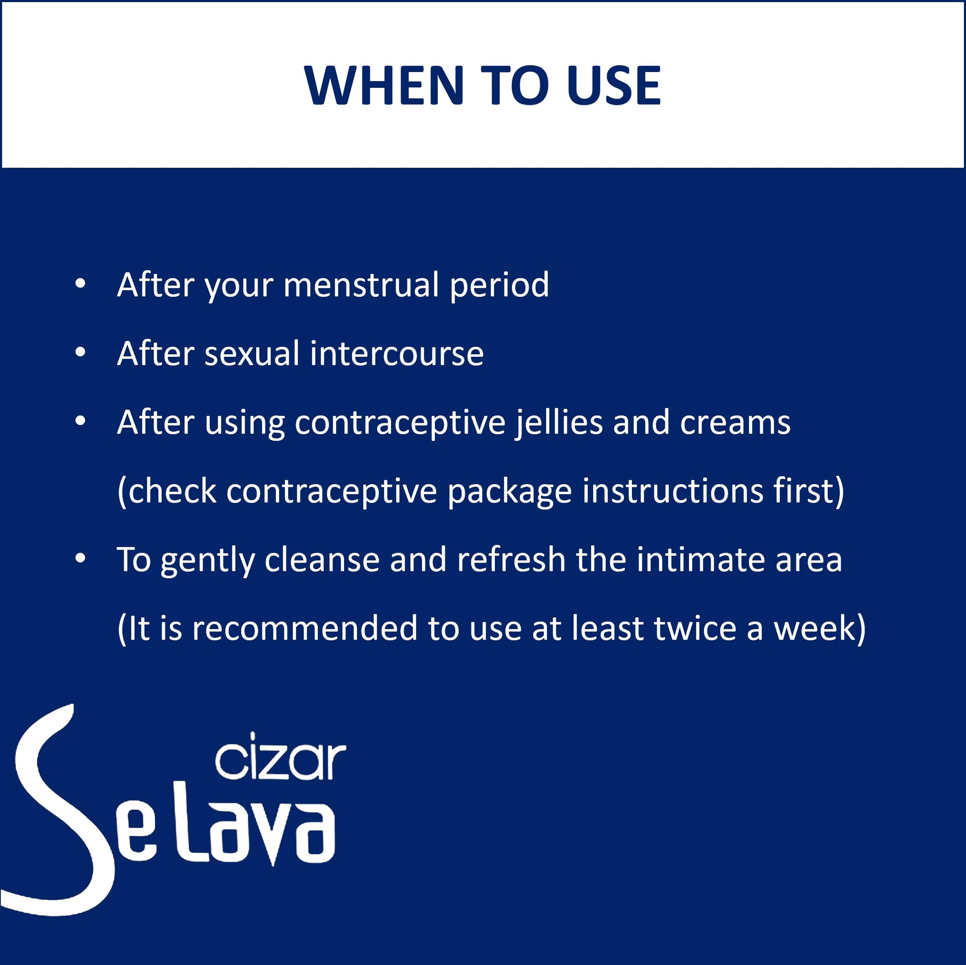 Cizar - Selava, Feminine Wash 15ml 7ea, Gynecologists Developed, Preservative-Free - AB Mystery