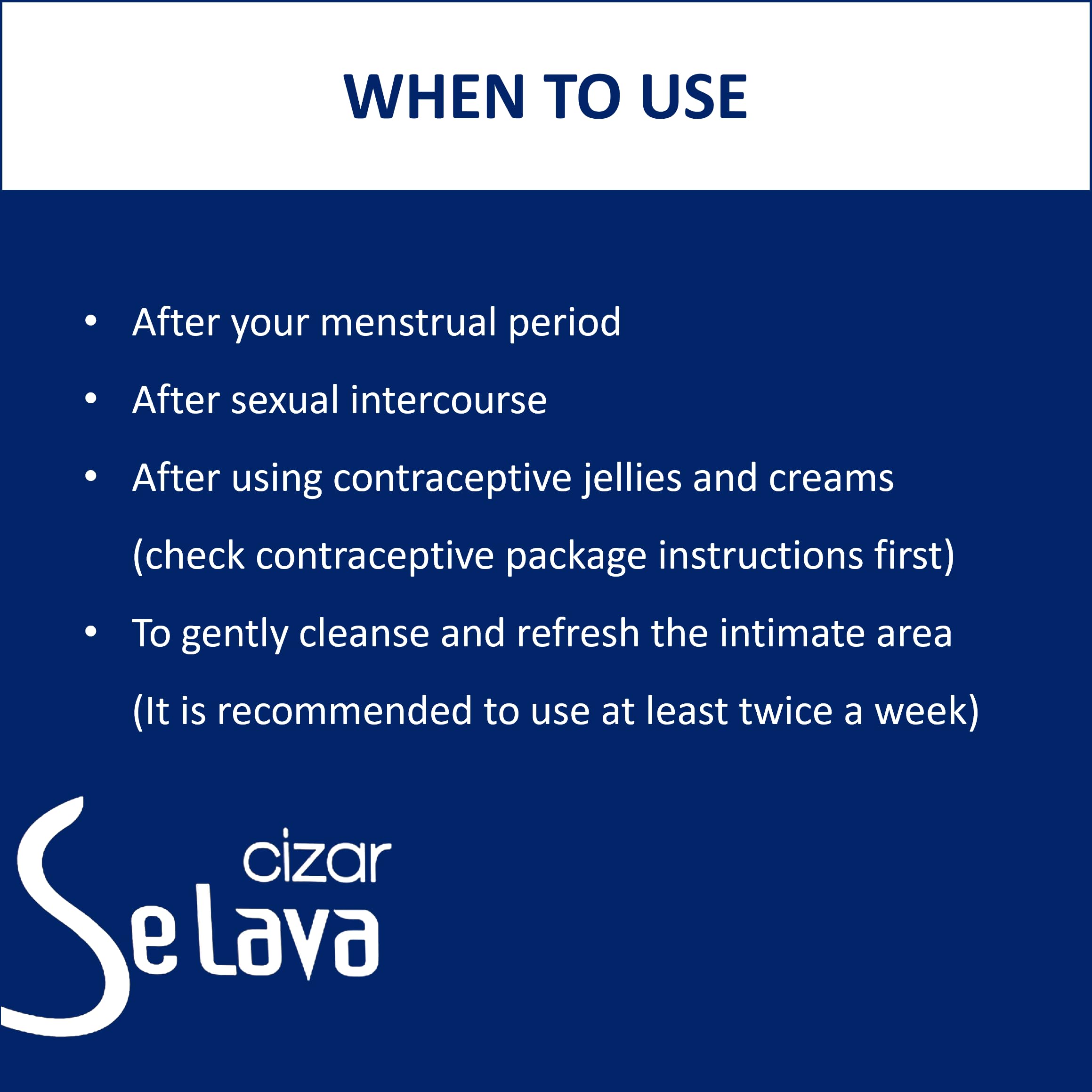 Cizar - Selava, Feminine Wash 15ml 7ea, Gynecologists Developed, Preservative-Free - AB Mystery