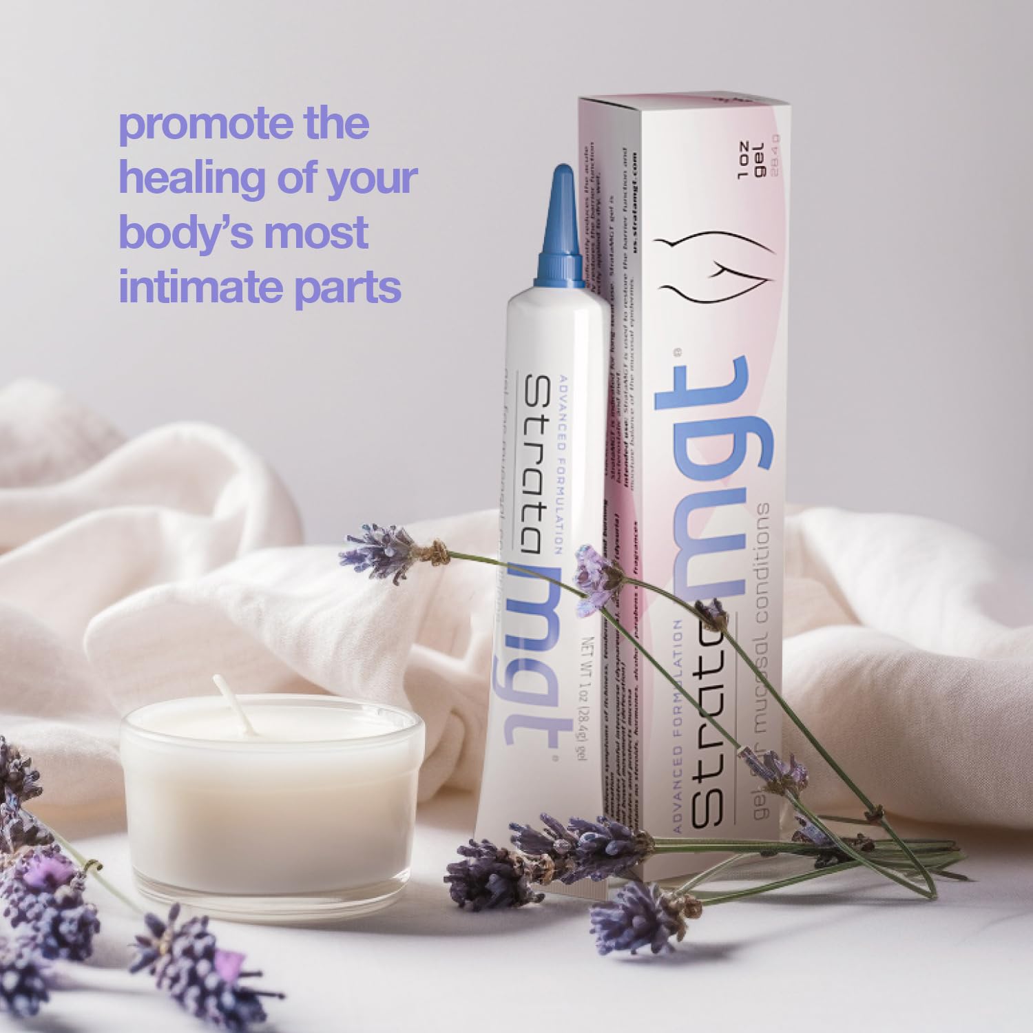 StrataMGT Vaginal Moisturizer - Non-Hormonal & Non-Steroidal- Post Menopause Support - AB Mystery