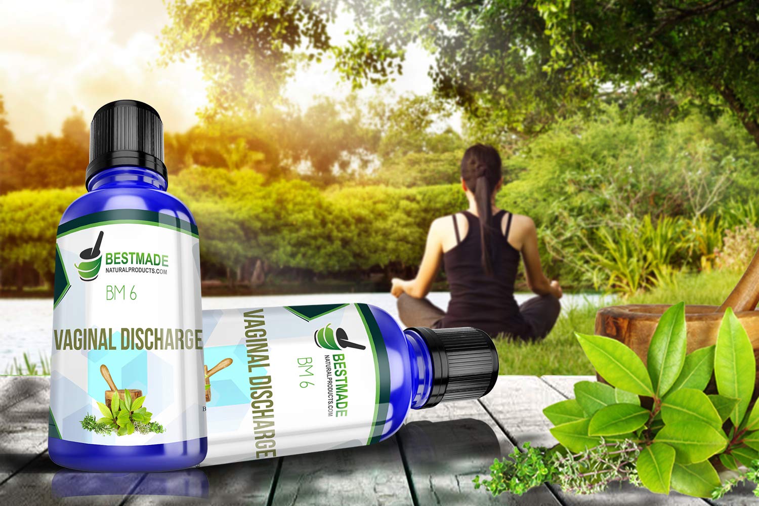 Vaginal Discharge BM6 - Natural Remedy for Leucorrhea, Unusual Vaginal Discharge & Odor, Helps Relieve - AB Mystery