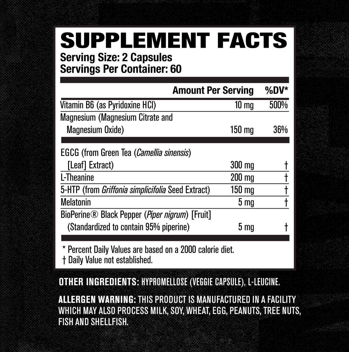 Jacked Factory Lean PM Night Time Body Support and Sleep Aid Supplement - Sleep Sup - AB Mystery