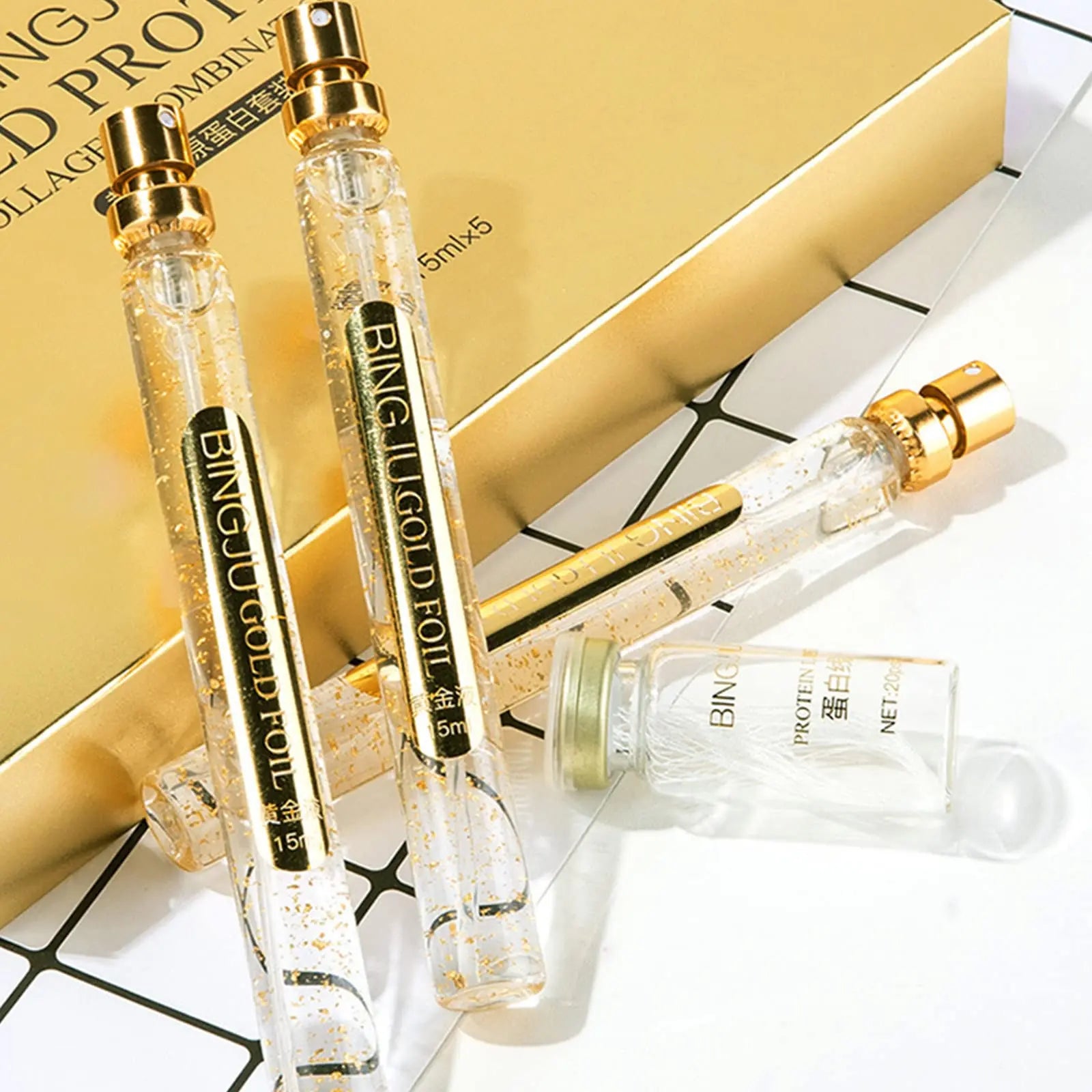 Instalift Korean Protein Thread Lifting Set, Absorbable Collagen Threads for Face Lift, Soluble Protein - AB Mystery