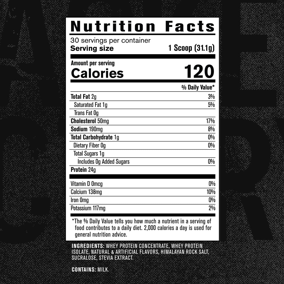 Jacked Factory Authentic Whey Muscle Building Whey Protein Powder - Low Carb - AB Mystery