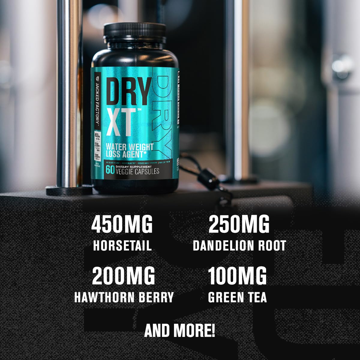 Jacked Factory Dry-XT Water Weight Loss Diuretic Pills - Natural Supplement - AB Mystery