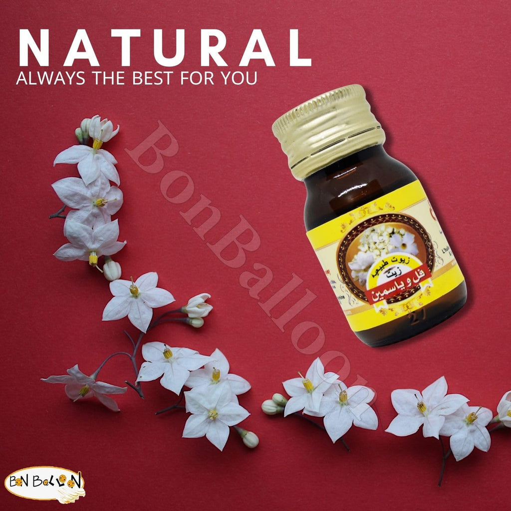 1 Pack Pure & Natural Jasmine Oil Cold Pressed El Captain Elcaptain Natural Concentrated Crude - AB Mystery