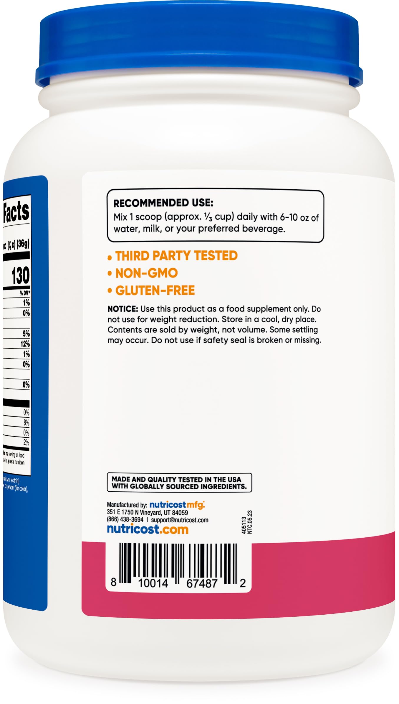 Nutricost Whey Protein Isolate (Strawberry Acai, 2 Pounds) - AB Mystery