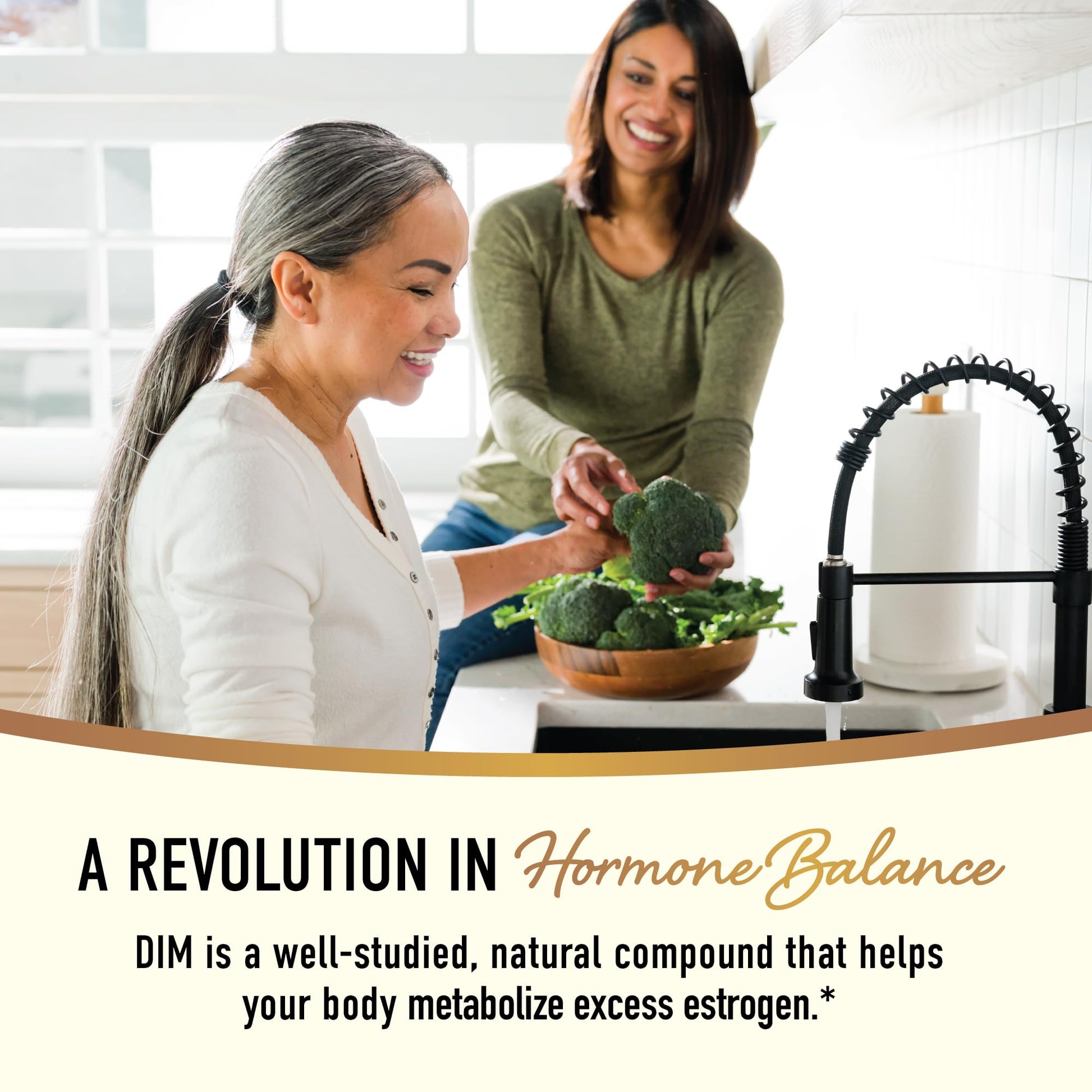 DIM Supplement Liquid Drops 100mg for Estrogen Balance for Women & Men | Hormone Balance - AB Mystery