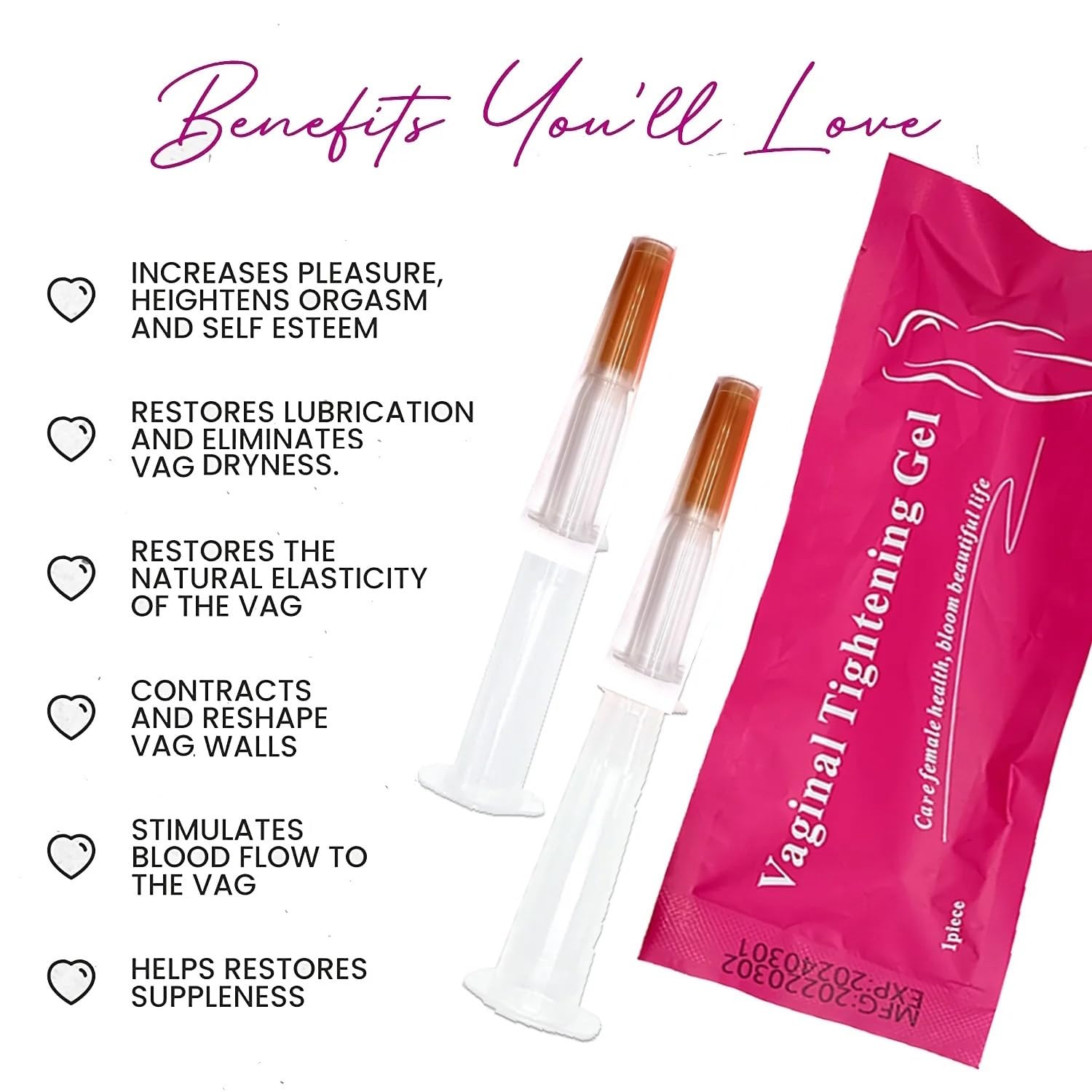 Impressive Beauty Premium Vaginal Tightening Gel Cream for Vag - Essential All Natural Feminine Care - AB Mystery