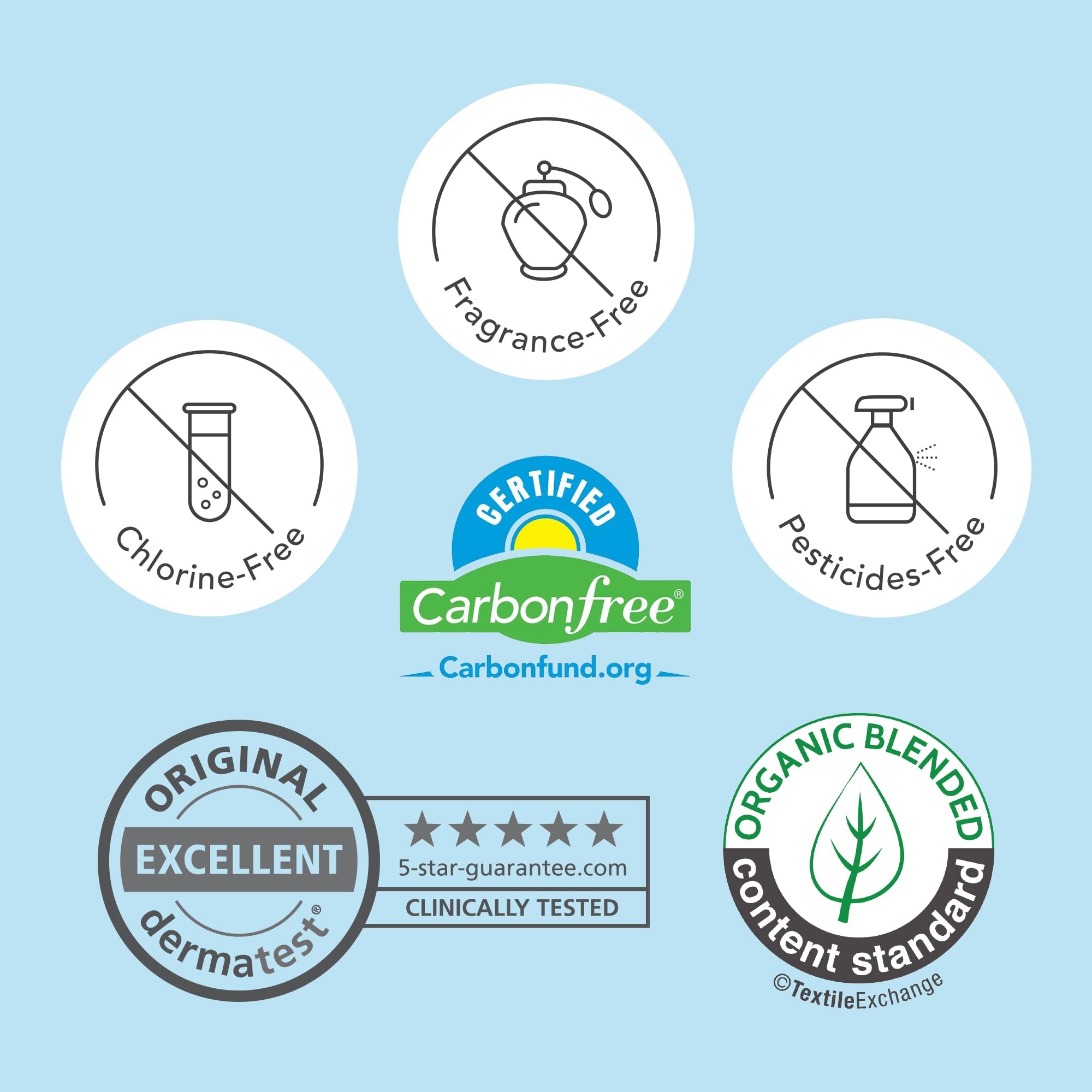 Rael Panty Liners for Women, Organic Cotton Cover - Thin Pantiliners, Light Absorbency, Unscented - AB Mystery