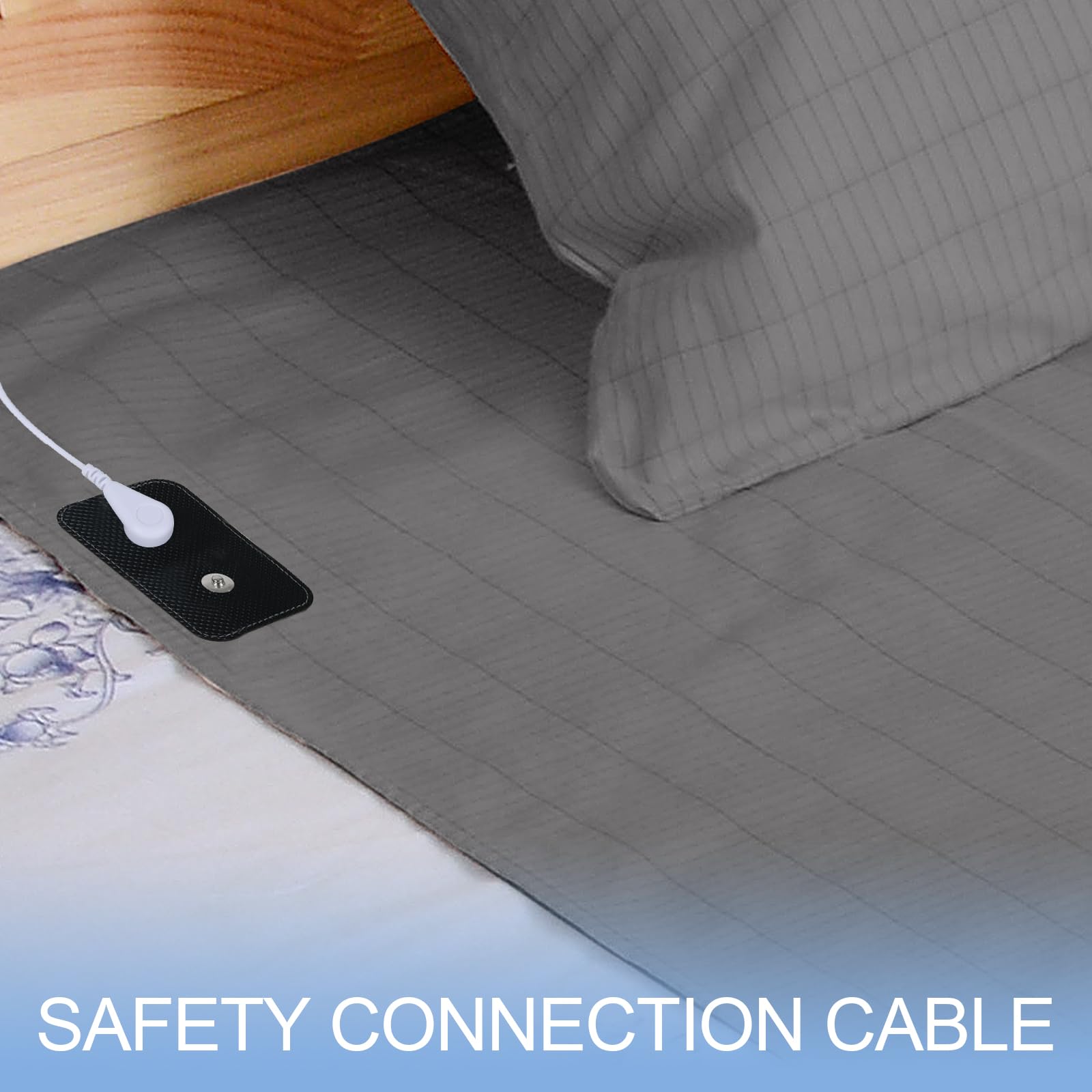 Grounding Mat for Bed, Grounding Sheets Blanket with Grounding Cord, Earthing Mat Grounding Pad - AB Mystery