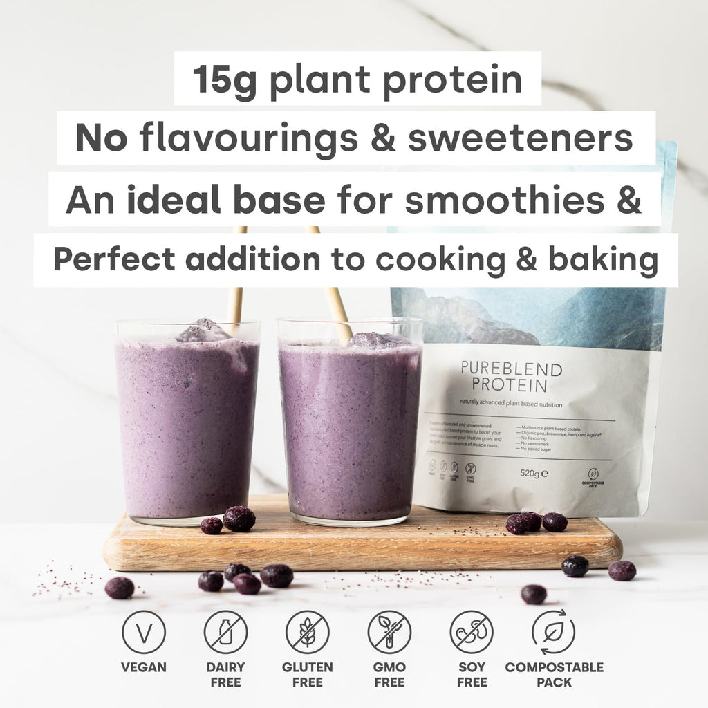 Form Pureblend Protein - Unflavoured and Unsweetened Vegan Protein Powder Form