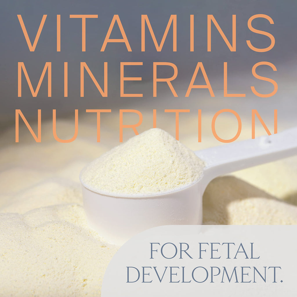 LUV&LIFE Prenatal Vitamin Supplement Powder Vanilla Flavored Contains Protein and Fiber LUV&LIFE