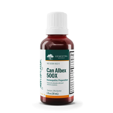 Genestra Brands Can Albex 500X | Candida Albicans Homeopathic Remedy in Liquid Form | 1 fl. oz.