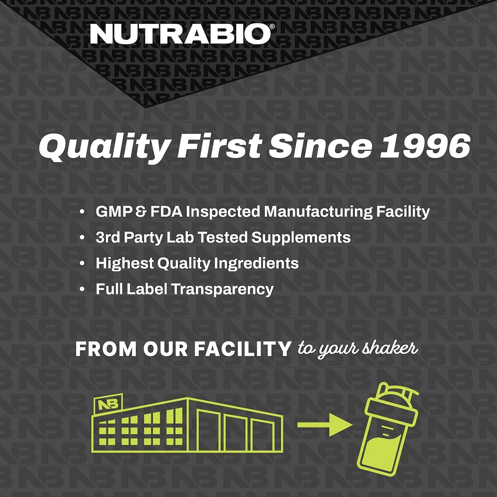 NutraBio Classic Whey Protein Powder - No Fillers, Artificial Colors, Preservatives - AB Mystery