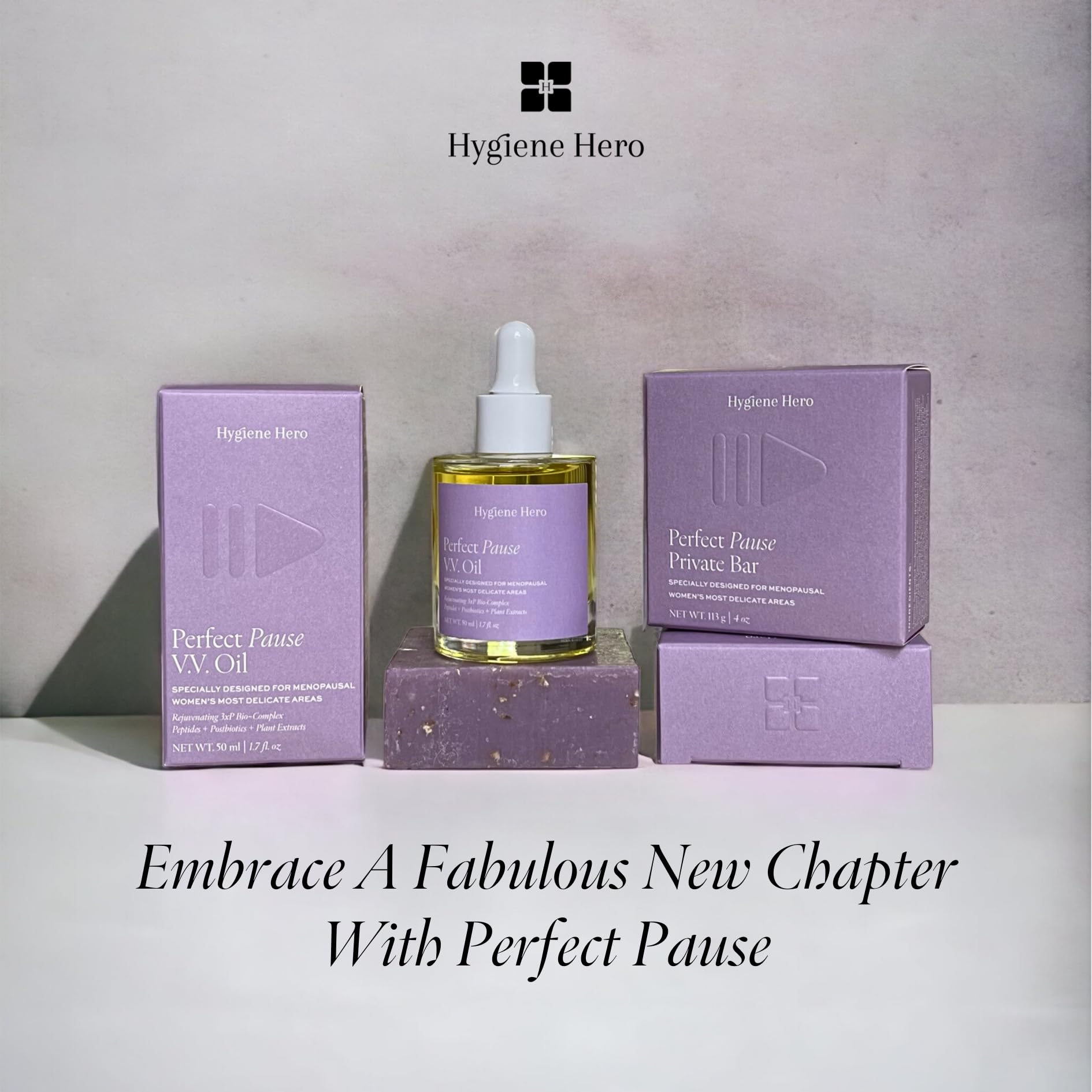 Hygiene Hero Perfect Pause Private Bar - Soap for Menopausal Women | All Natural, Handcrafted, - AB Mystery