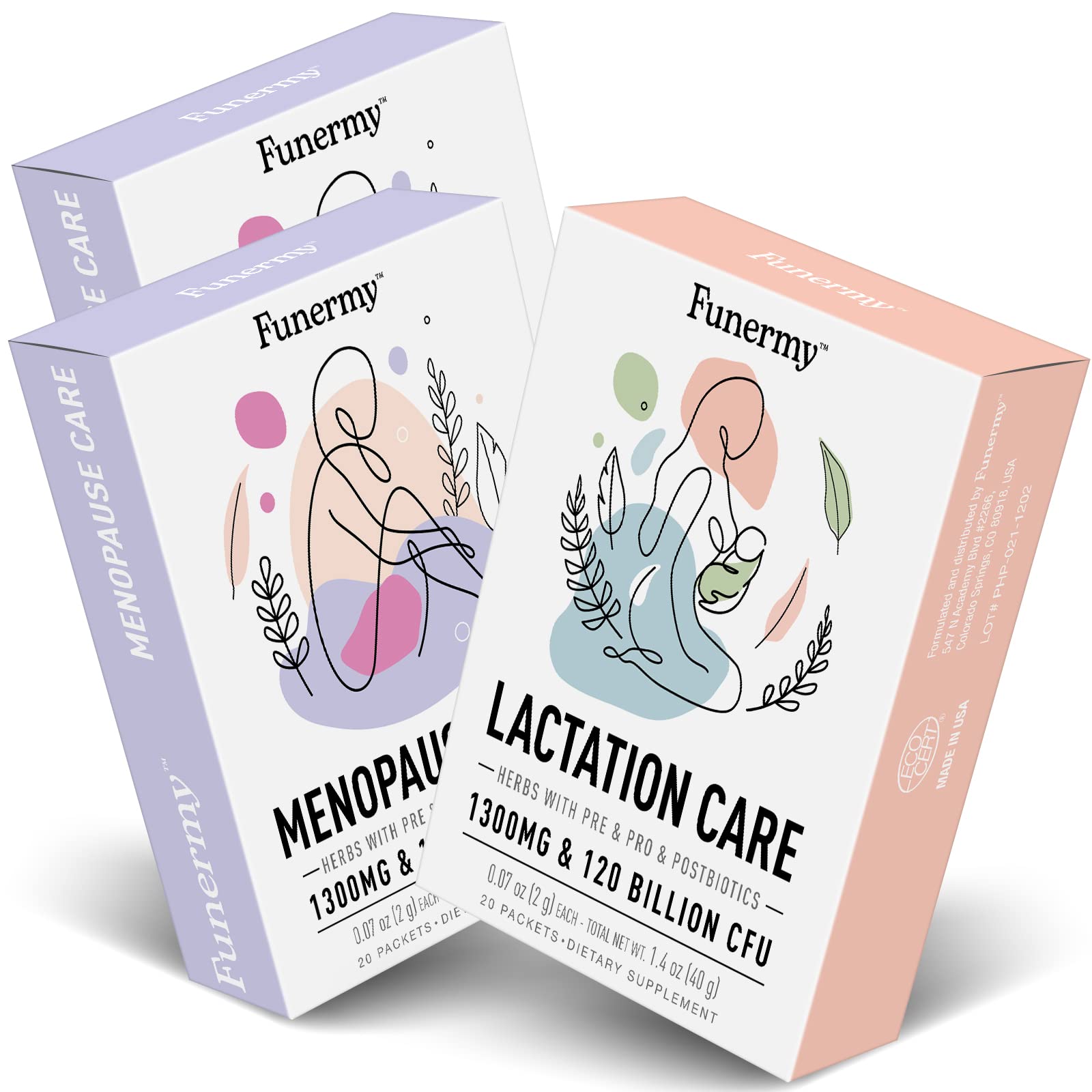 Funermy Postnatal Probiotics Lactation Supplements and Menopause Probiotics for Women