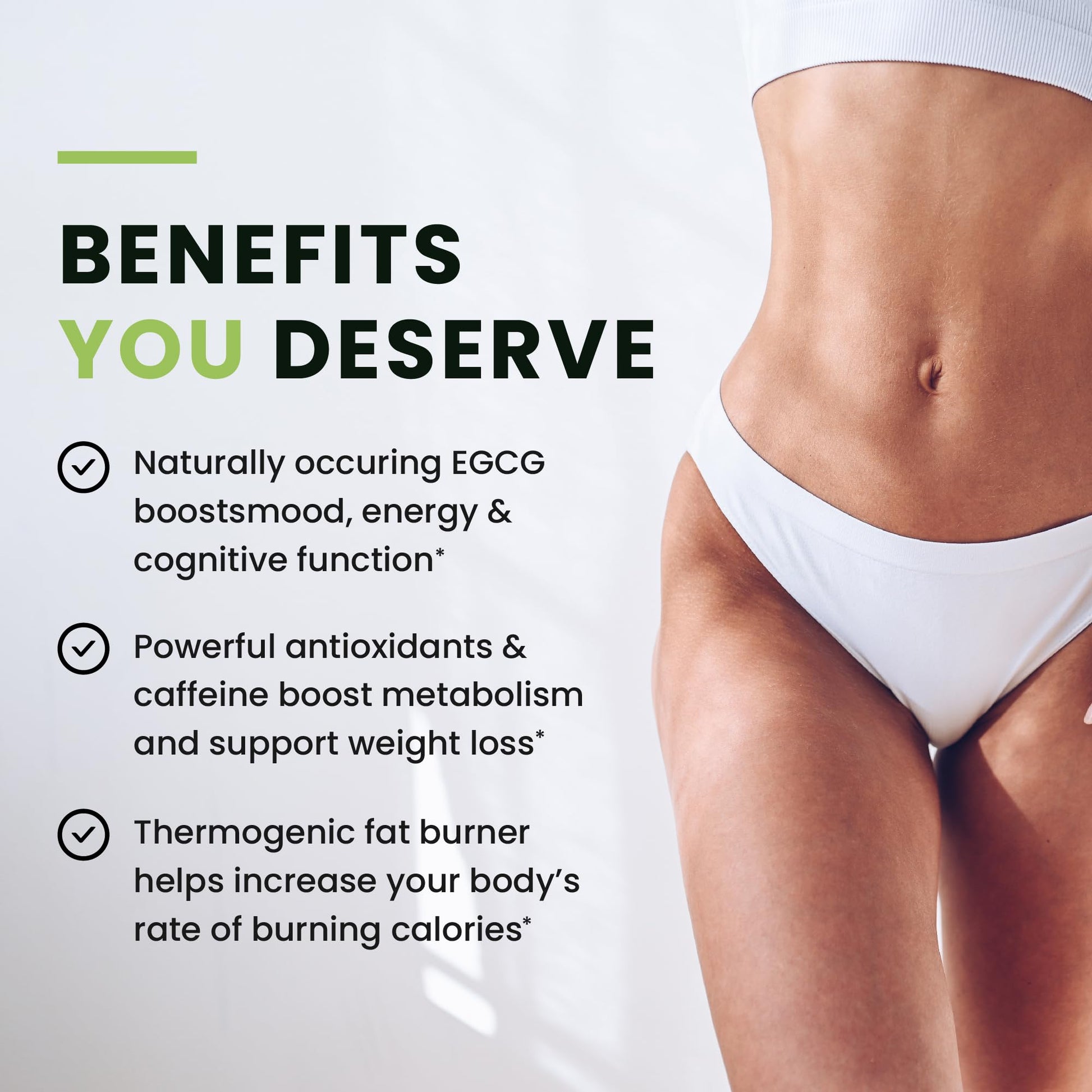 Green Tea Weight Loss Pills with Green Coffee Bean Extract | Belly Fat Burner, Metabolism - AB Mystery