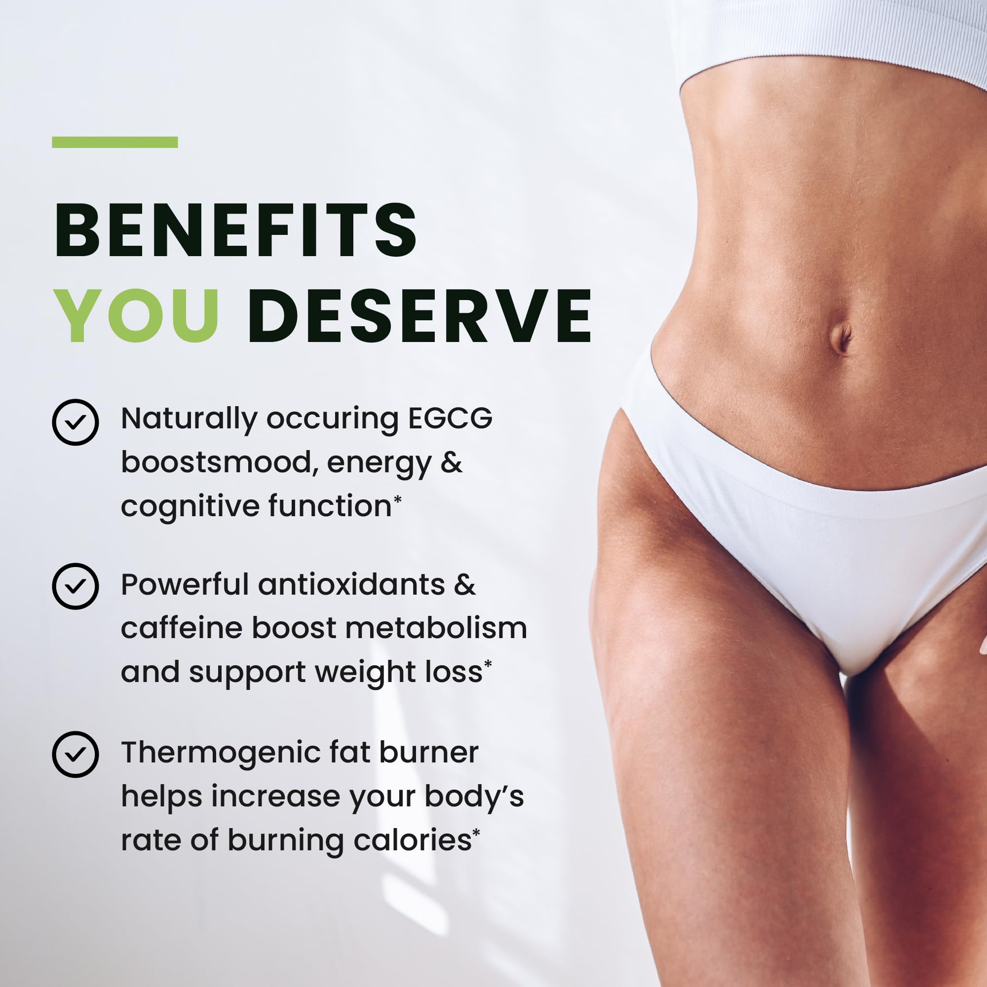 Green Tea Weight Loss Pills with Green Coffee Bean Extract | Belly Fat Burner, Metabolism - AB Mystery