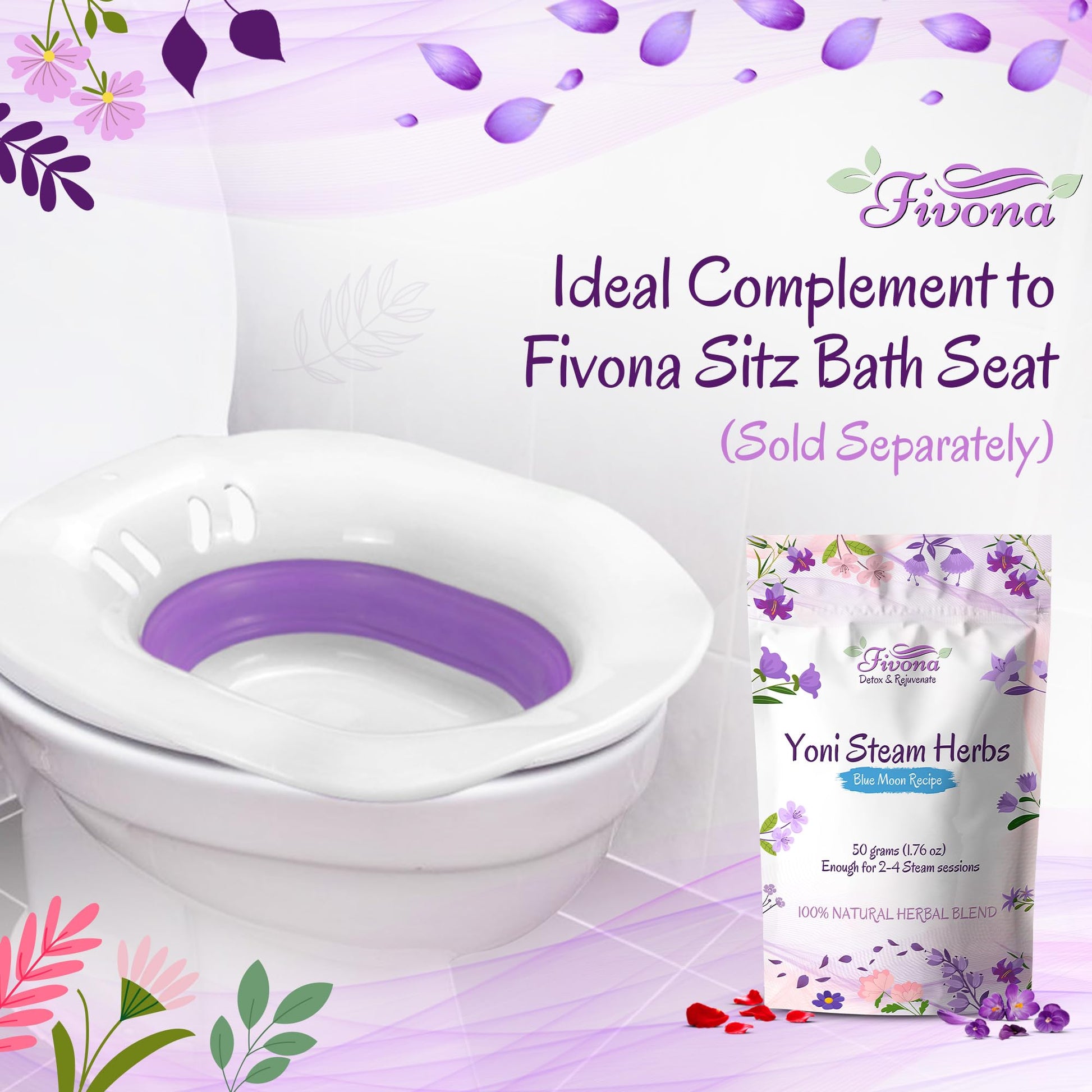 FIVONA Yoni Care Kit 3 in 1 - pH Balanced Natural Vaginal Oil 30 ml, Organic Herbal Soap 5.3 oz - AB Mystery