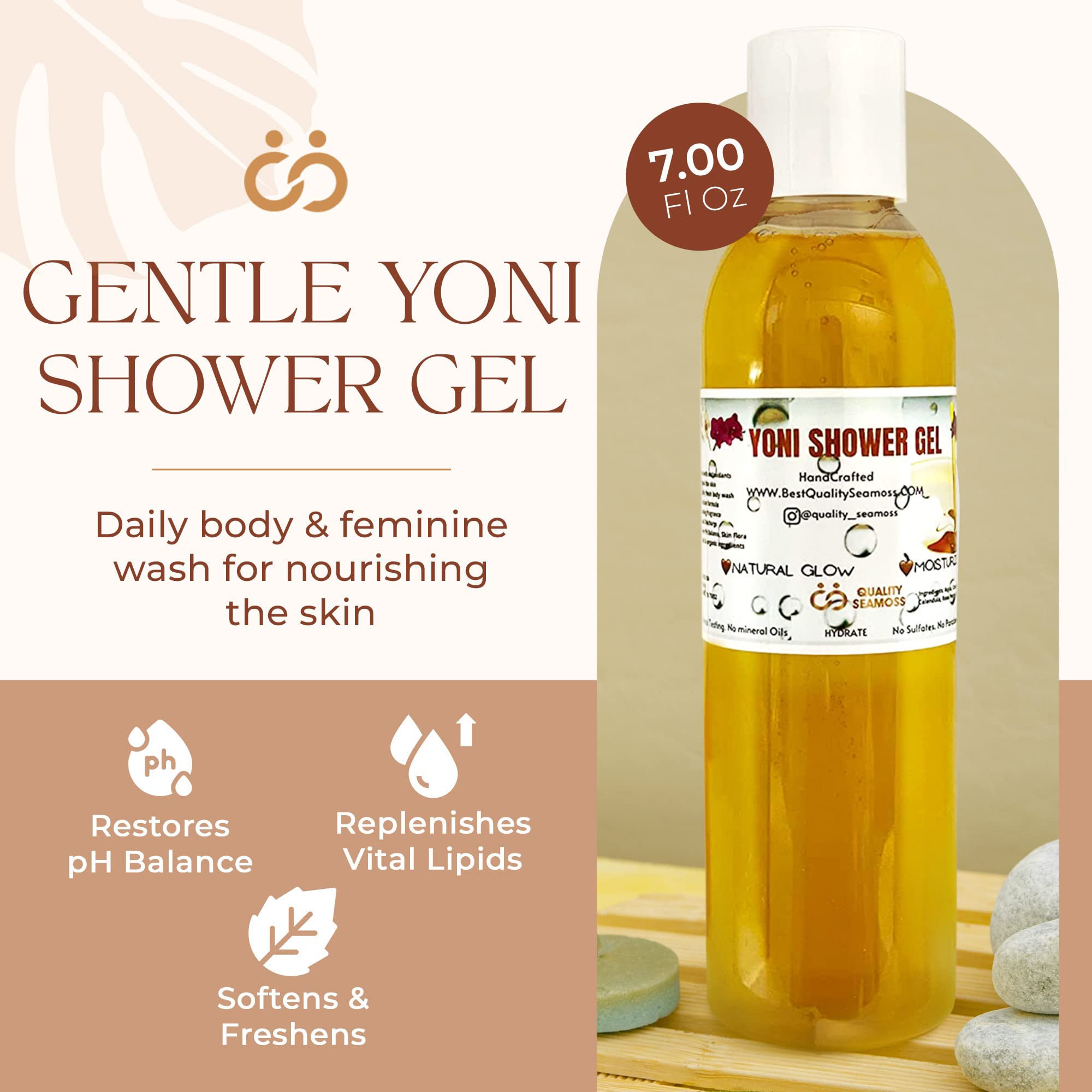 Ph Balance Feminine Wash - Vee Health & Yoni Wash Shower Gel- Use with Yoni Oil. Moisturizing Calendula - AB Mystery