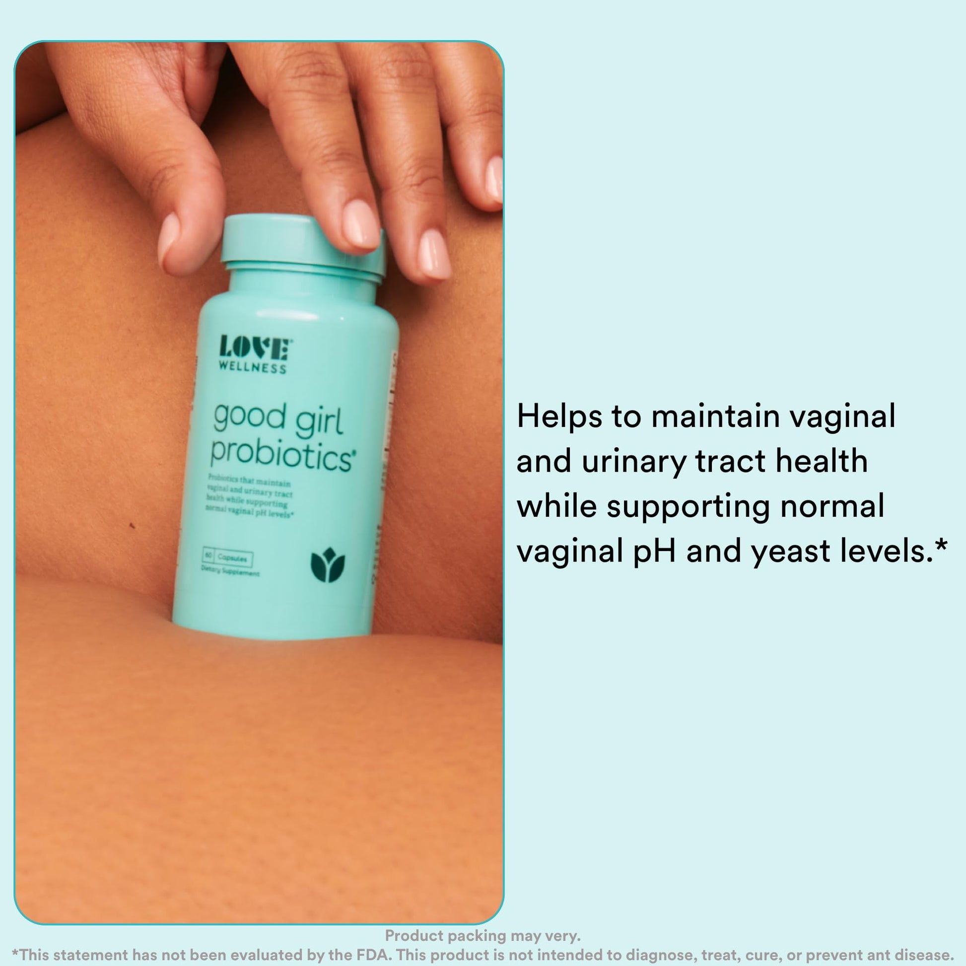 Love Wellness Good Girl Probiotics & The Killer | Vaginal pH Balance Supplement & Boric Acid Suppositories - AB Mystery