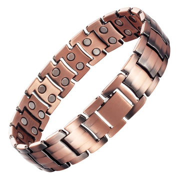 MagVIVACE Copper Bracelet for Men, Magnetic Bracelet with 3500 Gauss Magnets