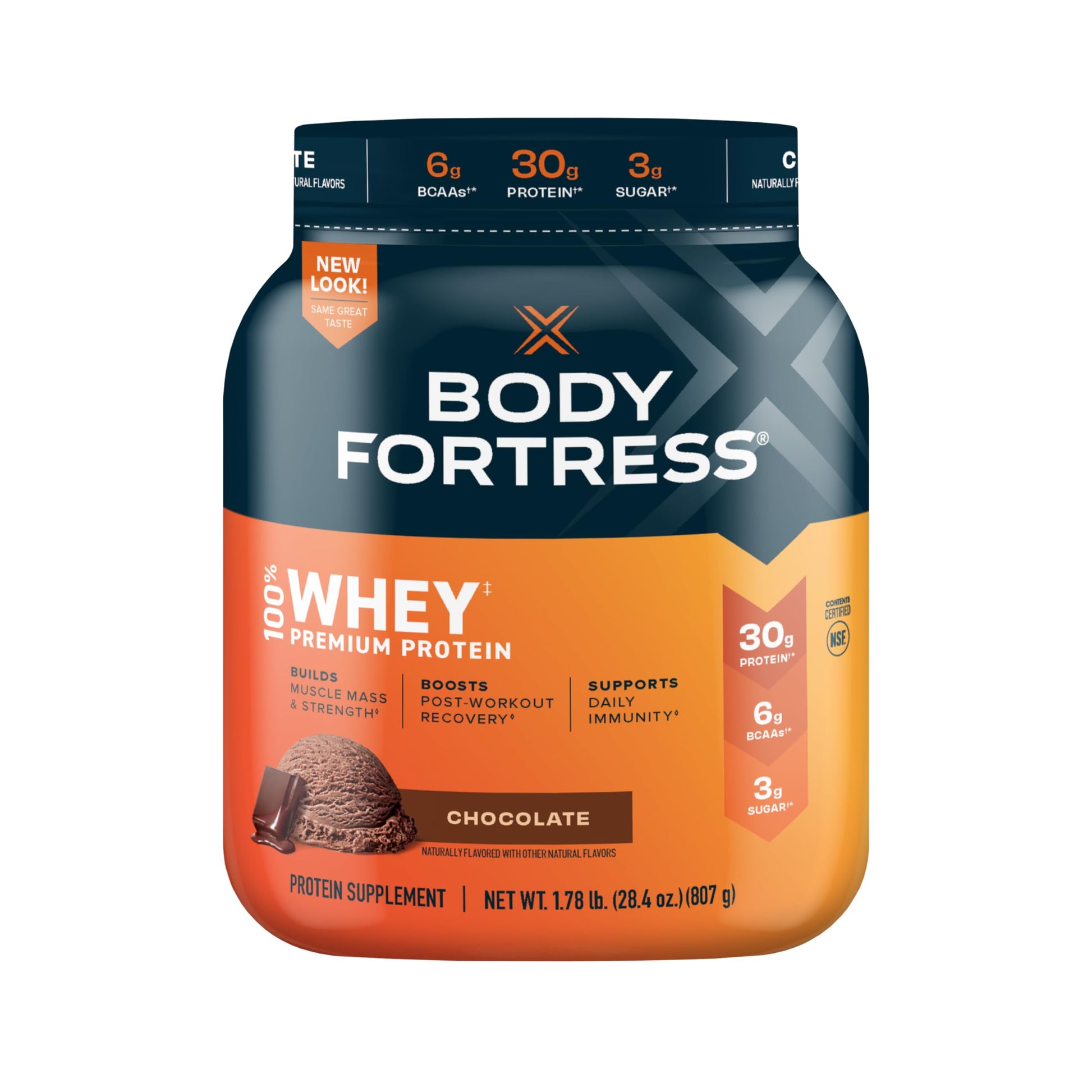 Body Fortress Super Advanced Isolate Protein, Chocolate Protein Powder Supplement - AB Mystery