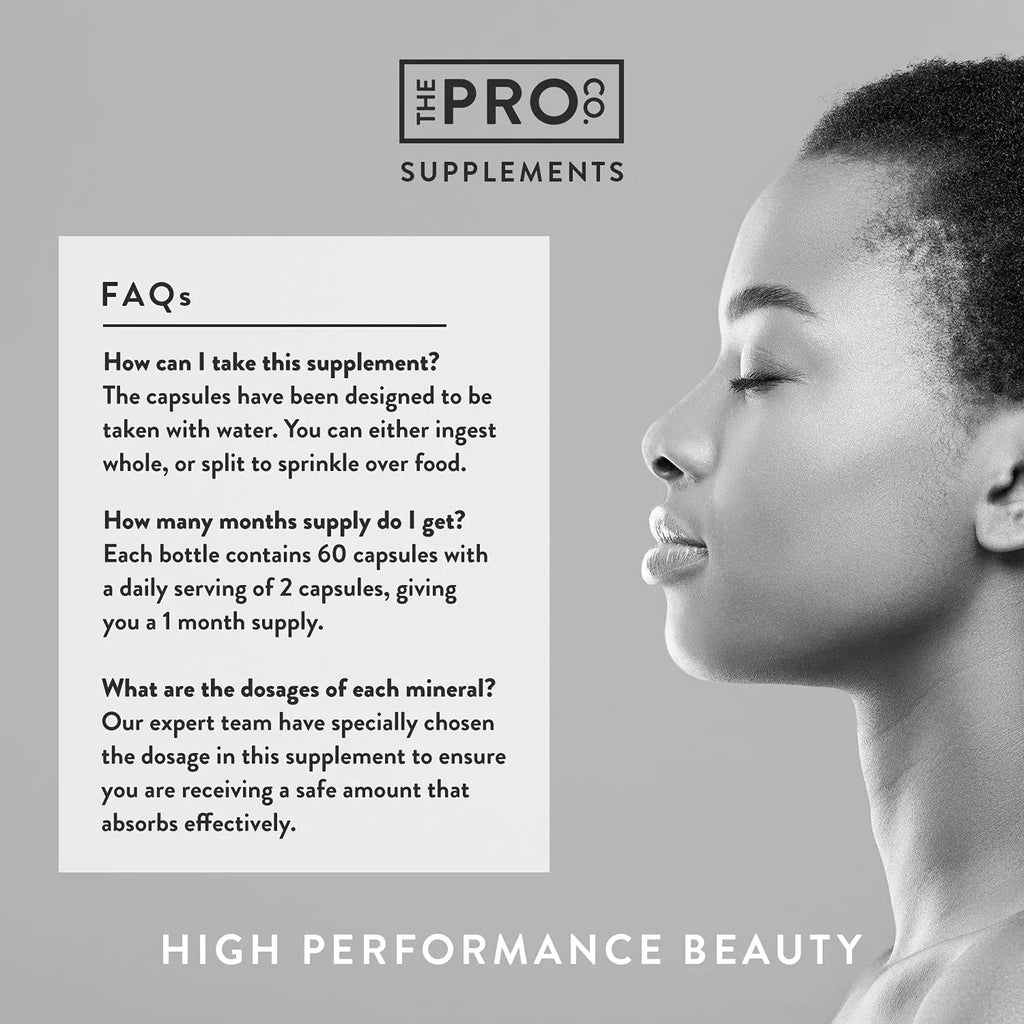 Premium Vegan Collagen Booster Supplement - Hair Skin & Nails Vitamins - AB Mystery