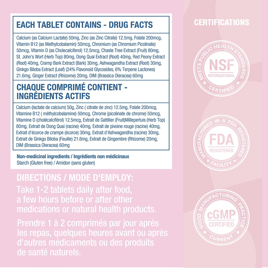 VitaminMe - PMS + Hormone Balance | Balance Estrogen & Support Menopause, Bloating, Acne & PMS Relief - AB Mystery