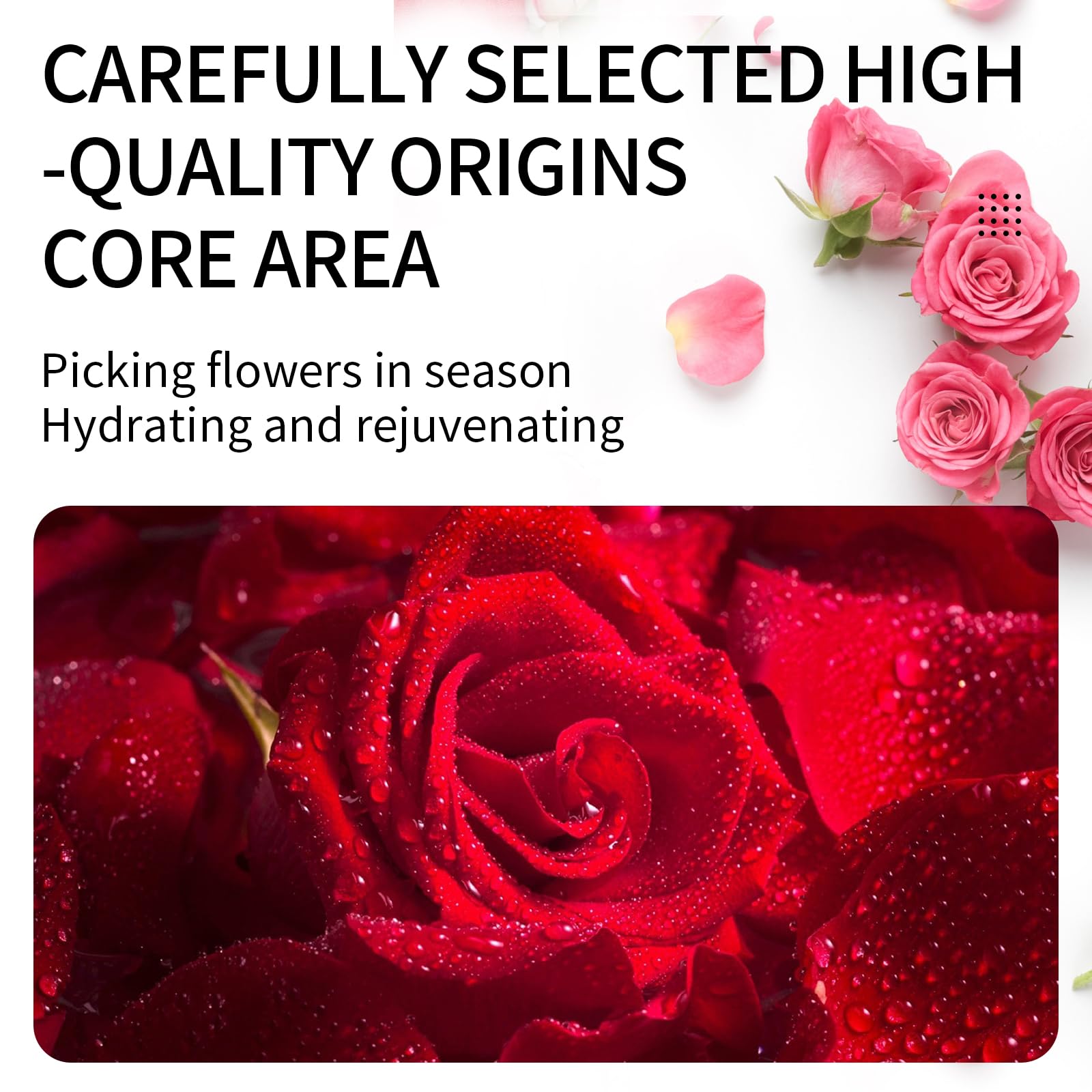 Rose Essential Oil Pure Rose Oil for Face 4OZ/118ML Organic Essential Oils for Diffuser Home Bedroom - AB Mystery