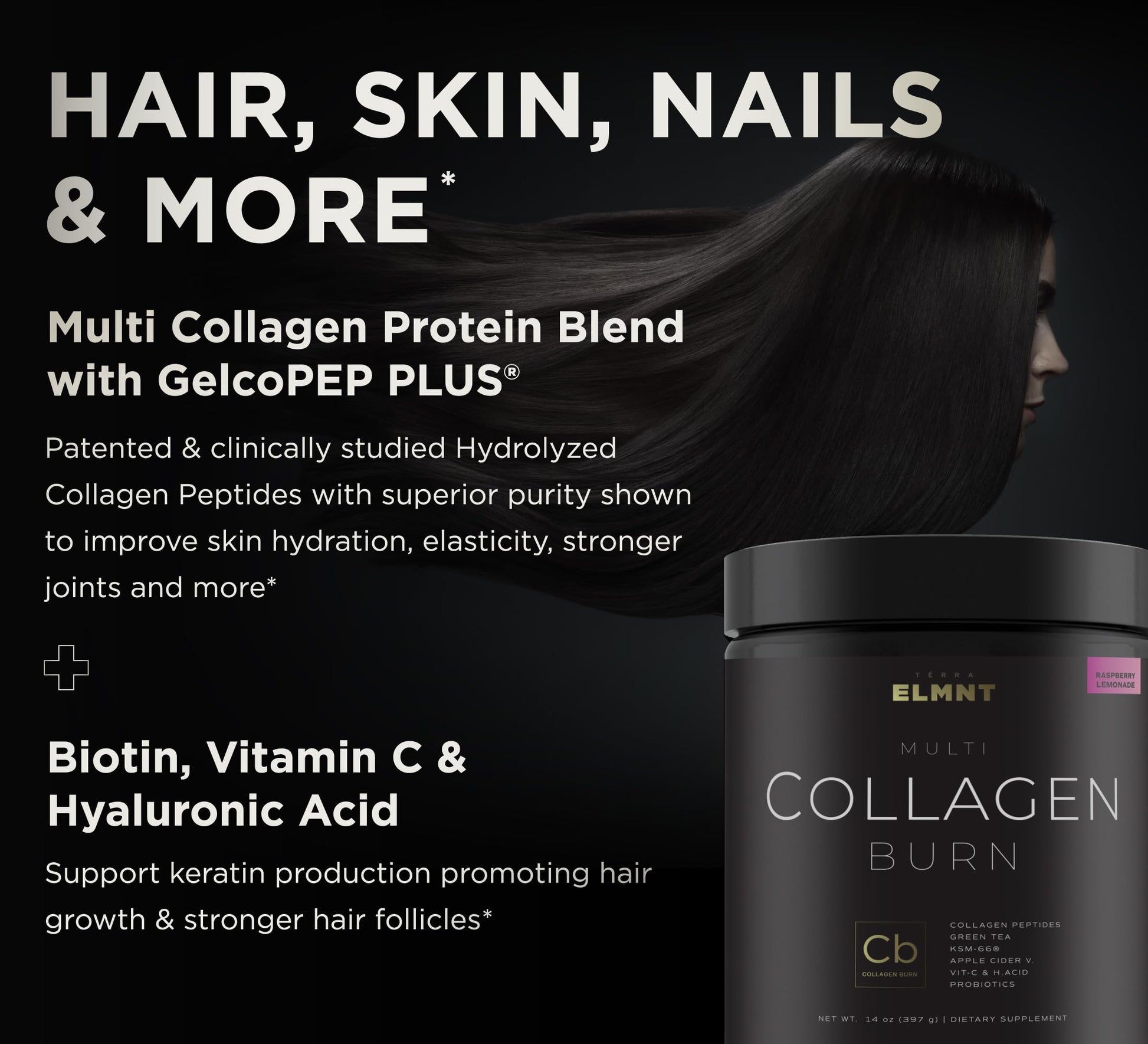 Super Collagen Burn - Premium Multi Collagen Powder for Women Weight Loss & Beauty - AB Mystery