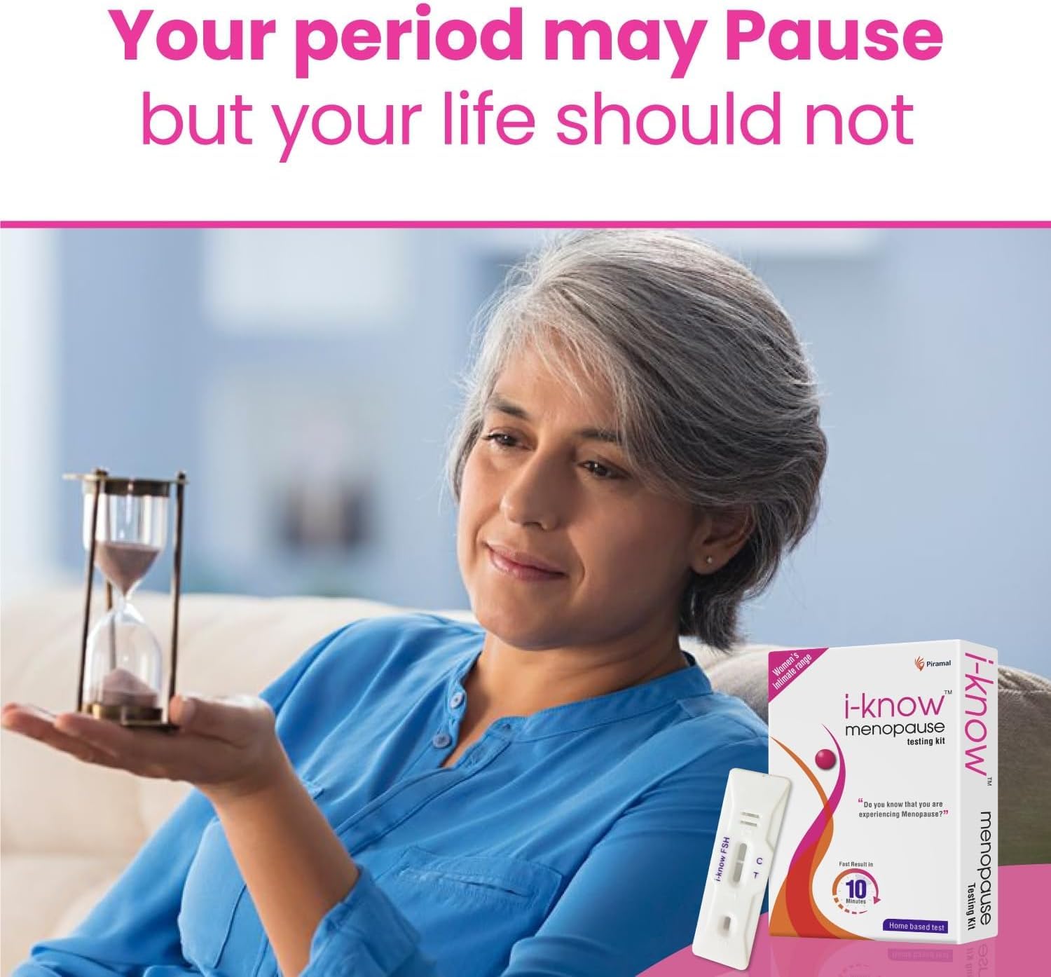 ZOZO Menopause testing kit | For women facing menopause symptoms like hot flashes, night sweats, mood swings - AB Mystery