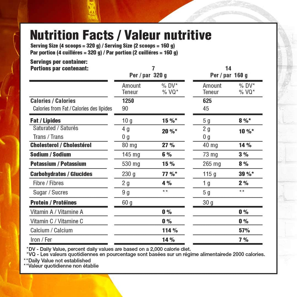 Inter-Active Nutrition Mammoth Mass Supplement, 2.27kg Strawberry Mammoth