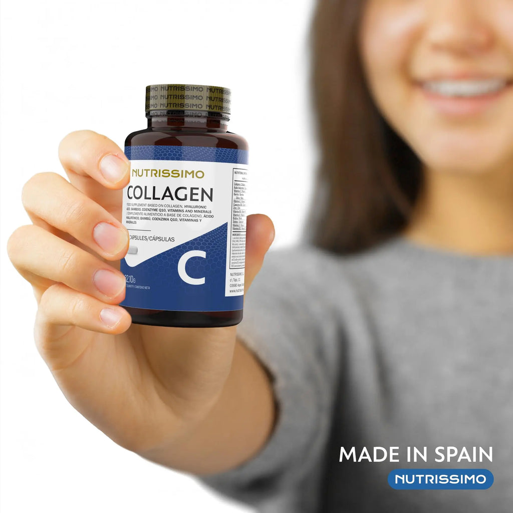 NUTRISSIMO Collagen + Hyaluronic Acid + Biotin + CoQ10 + Vitamins A, C (non-acidic), D and B12 + Zinc - AB Mystery