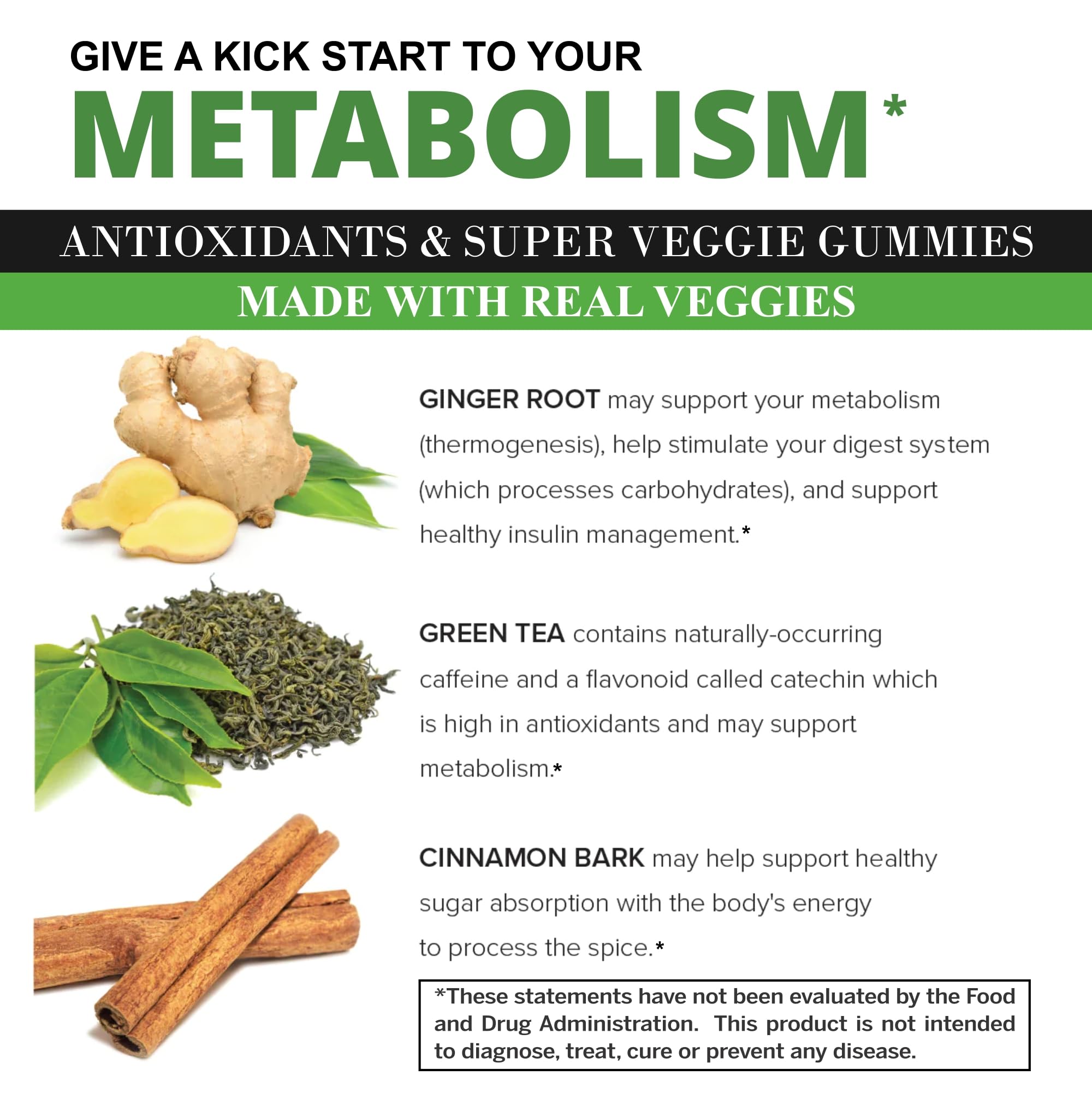 VITINITY Made with Real Super Veggies Delicious Gummy Supplement,Men,Women & Kids - AB Mystery