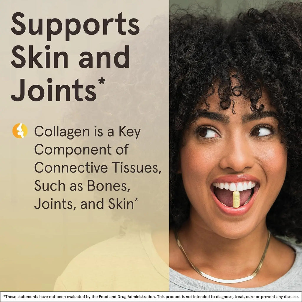 Jarrow's Type II Collagen Complex (Type 2 Collagen), 60 Capsules, Lab-Tested - AB Mystery