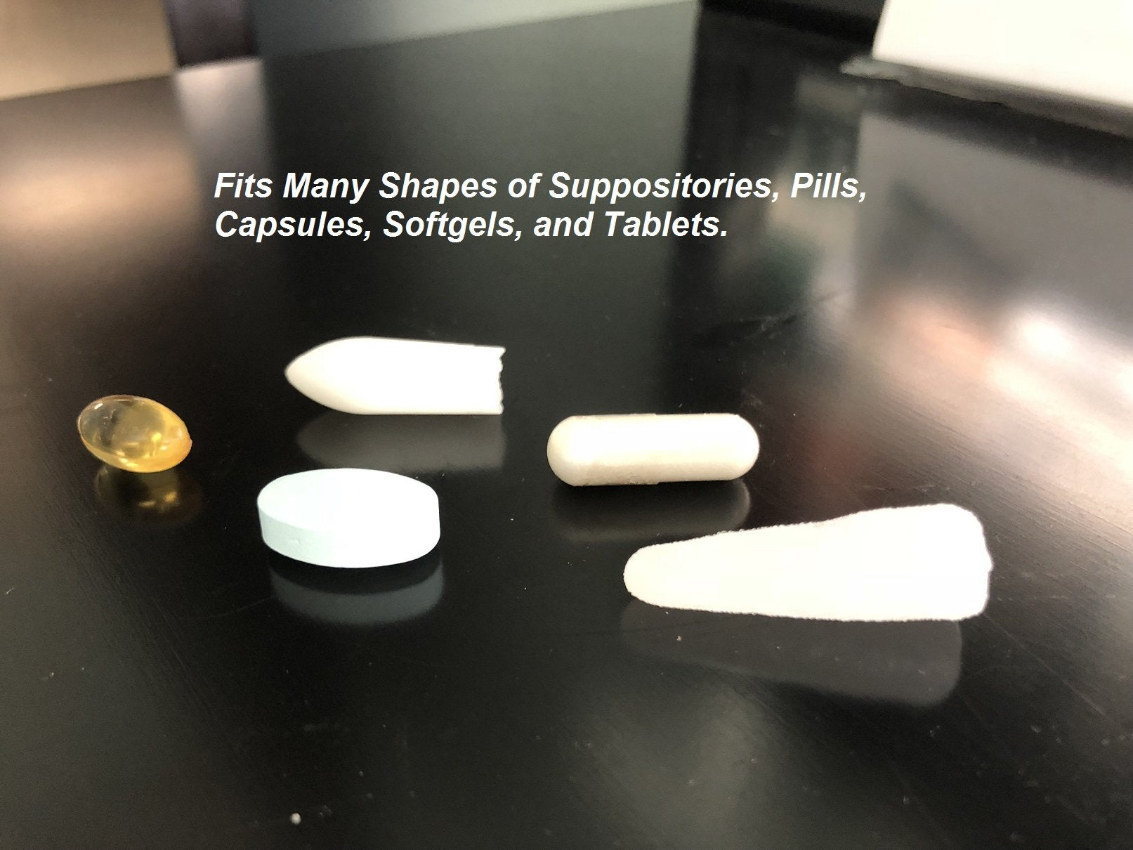 Suppository Applicators (25-Pack), Fits Most Suppositories, Pills and Tablets, Individually Wrapped - AB Mystery