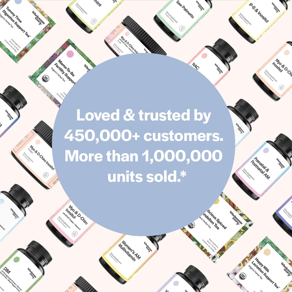 Wholesome Story Morning Sickness Bundle: Premium Bioavailable Prenatal & Postnatal Vitamins Wholesome Story