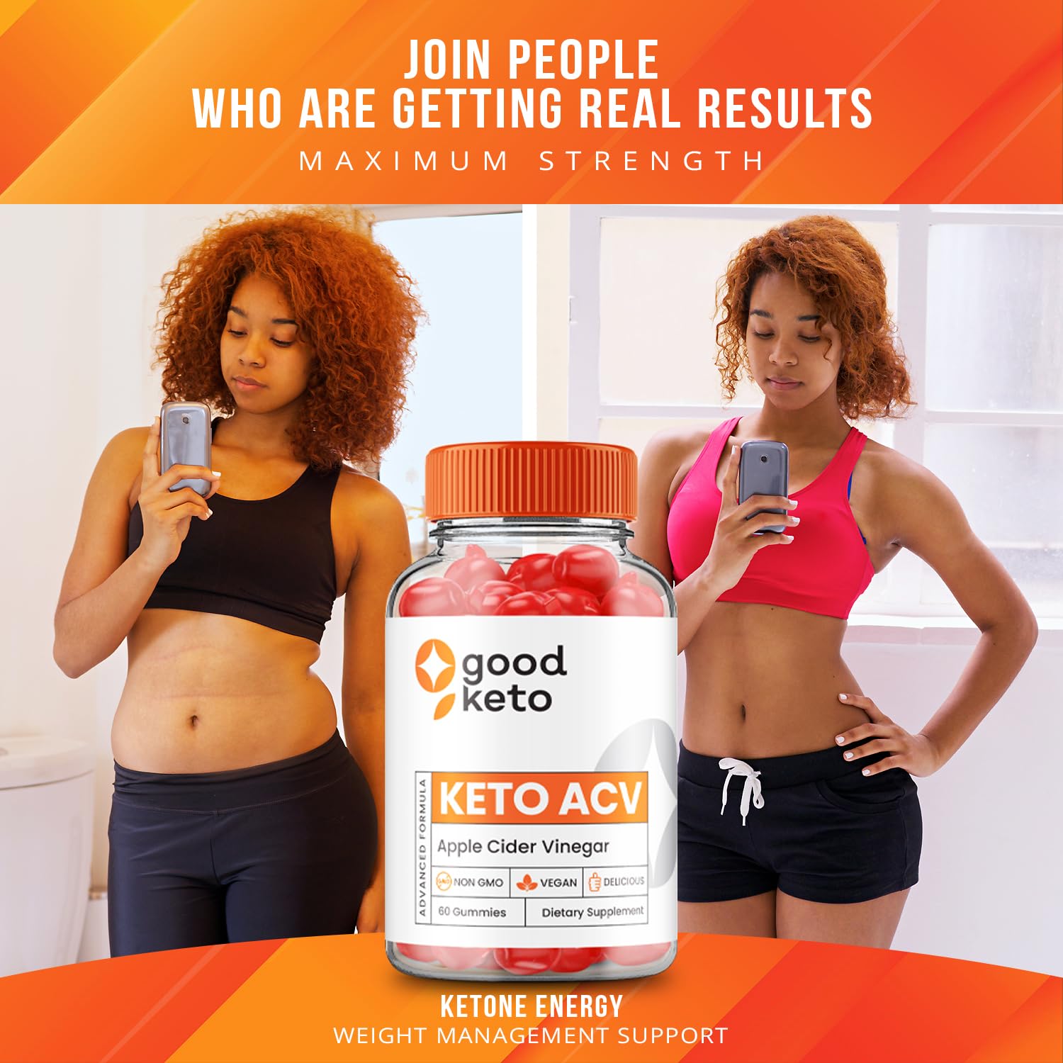 (2 Pack) Good Keto ACV Gummies - Official - Keto Good ACV Advanced Formula Plus Apple