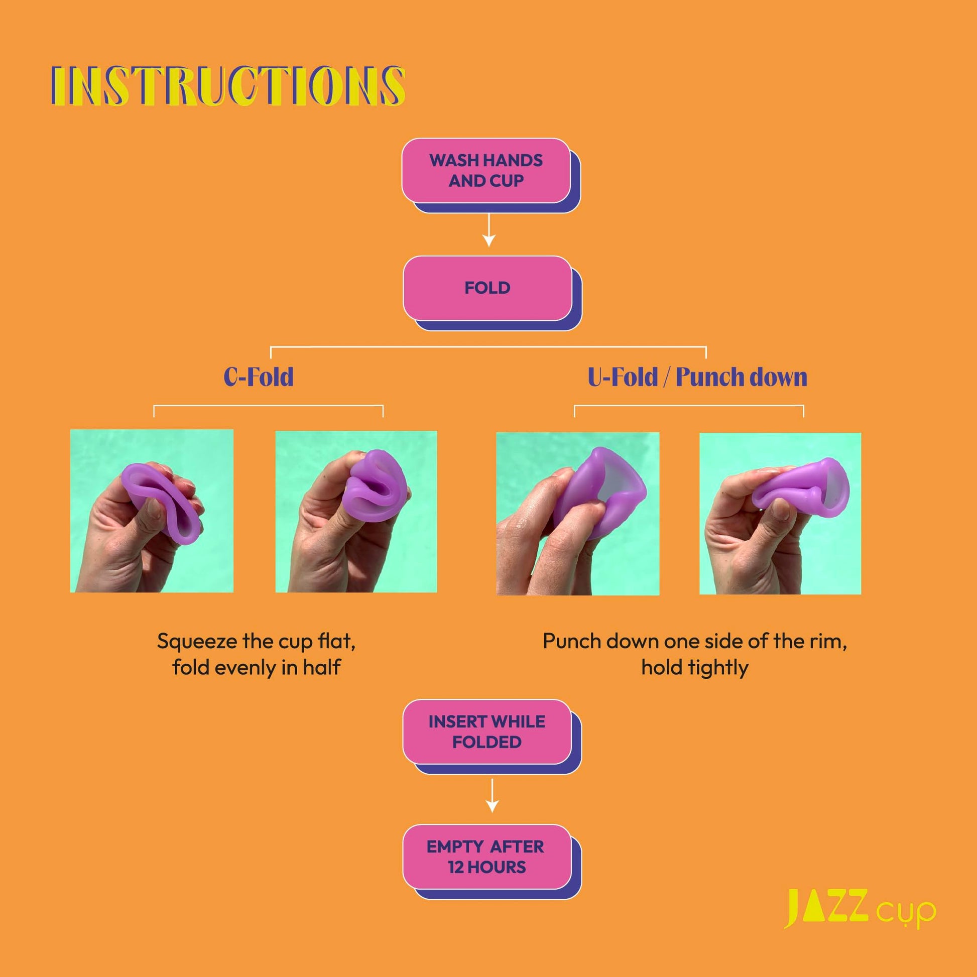 JAZZ Cup Soft Menstrual Cups – with Travel-Cotton Pouch – Reusable, 12-Hour Protection, 100% Medical - AB Mystery