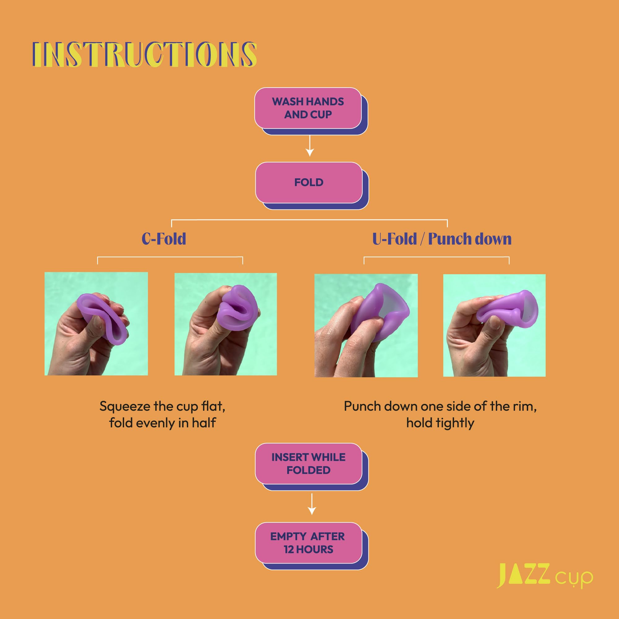 JAZZ Cup Soft Menstrual Cups – with Travel-Cotton Pouch – Reusable, 12-Hour Protection, 100% Medical - AB Mystery