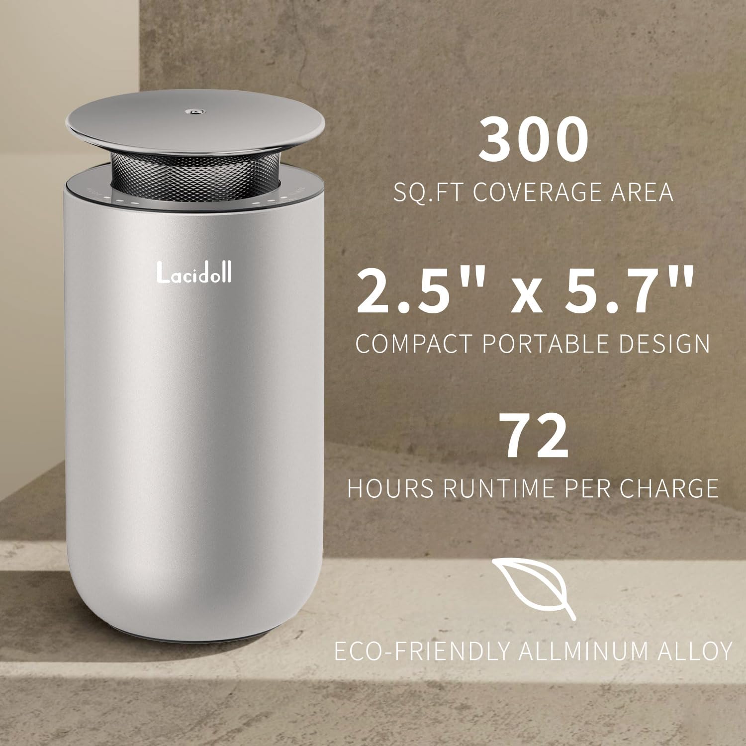 LACIDOLL Scent Diffusers for Home, Waterless Essential Oil Diffuser with No Leakage Tech, 10ML - AB Mystery