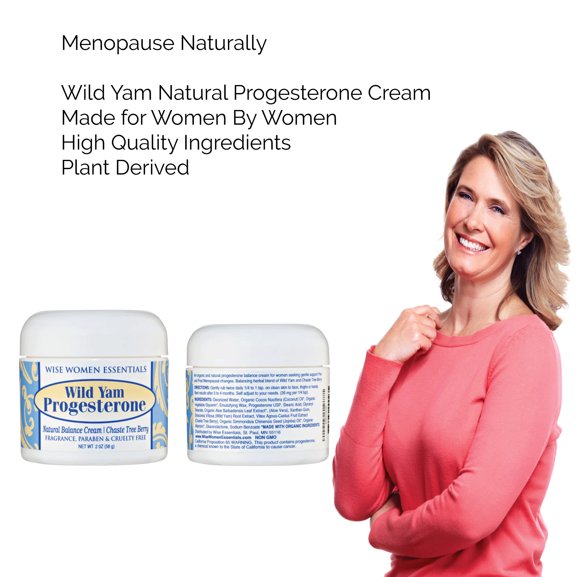 Progesterone Cream - Bioidentical Balance Formula for Peri Menopausal Women sourced - AB Mystery