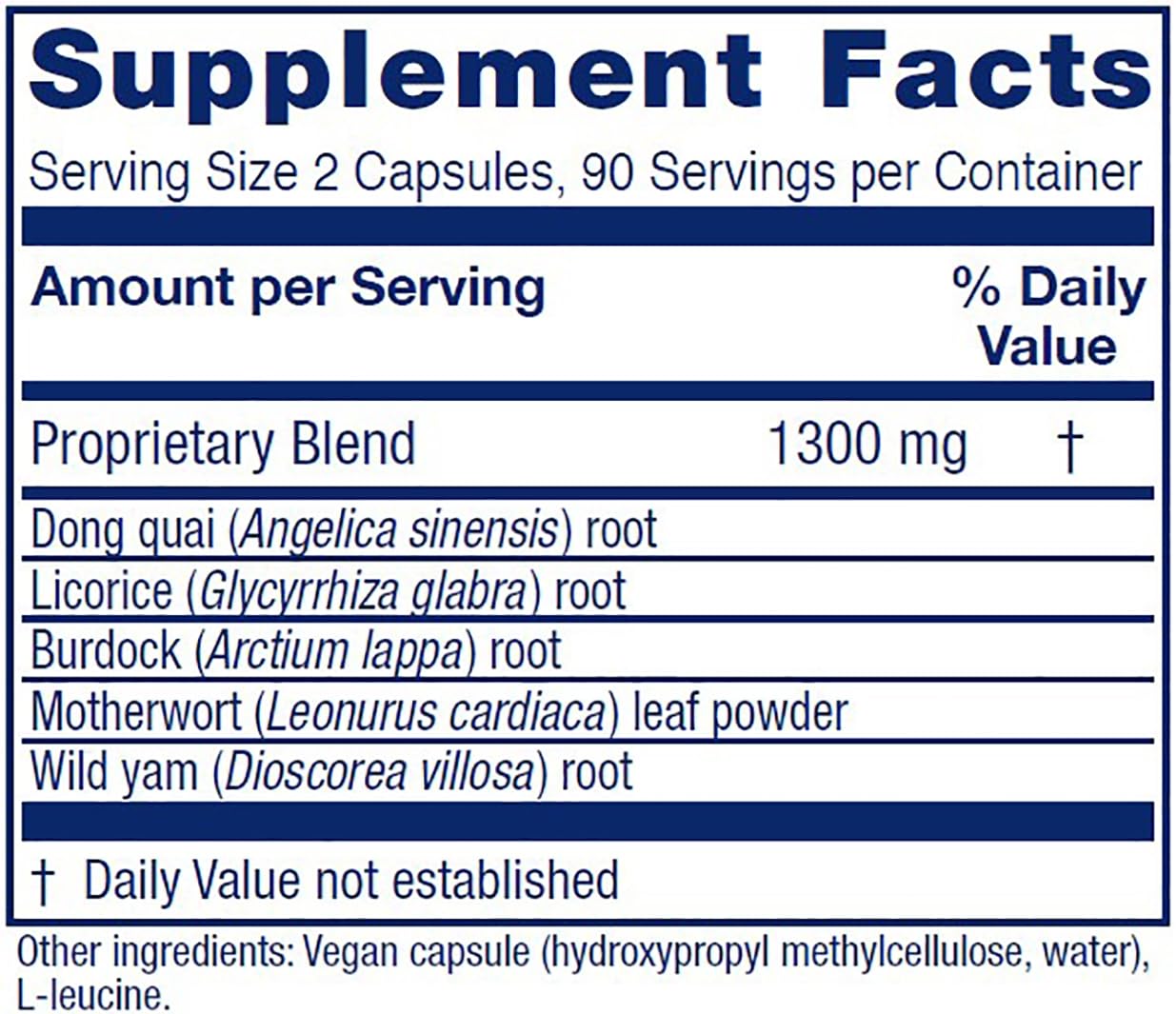 Vitanica Women's Phase II, Menopause Support, Vegan, 180 Capsules - AB Mystery