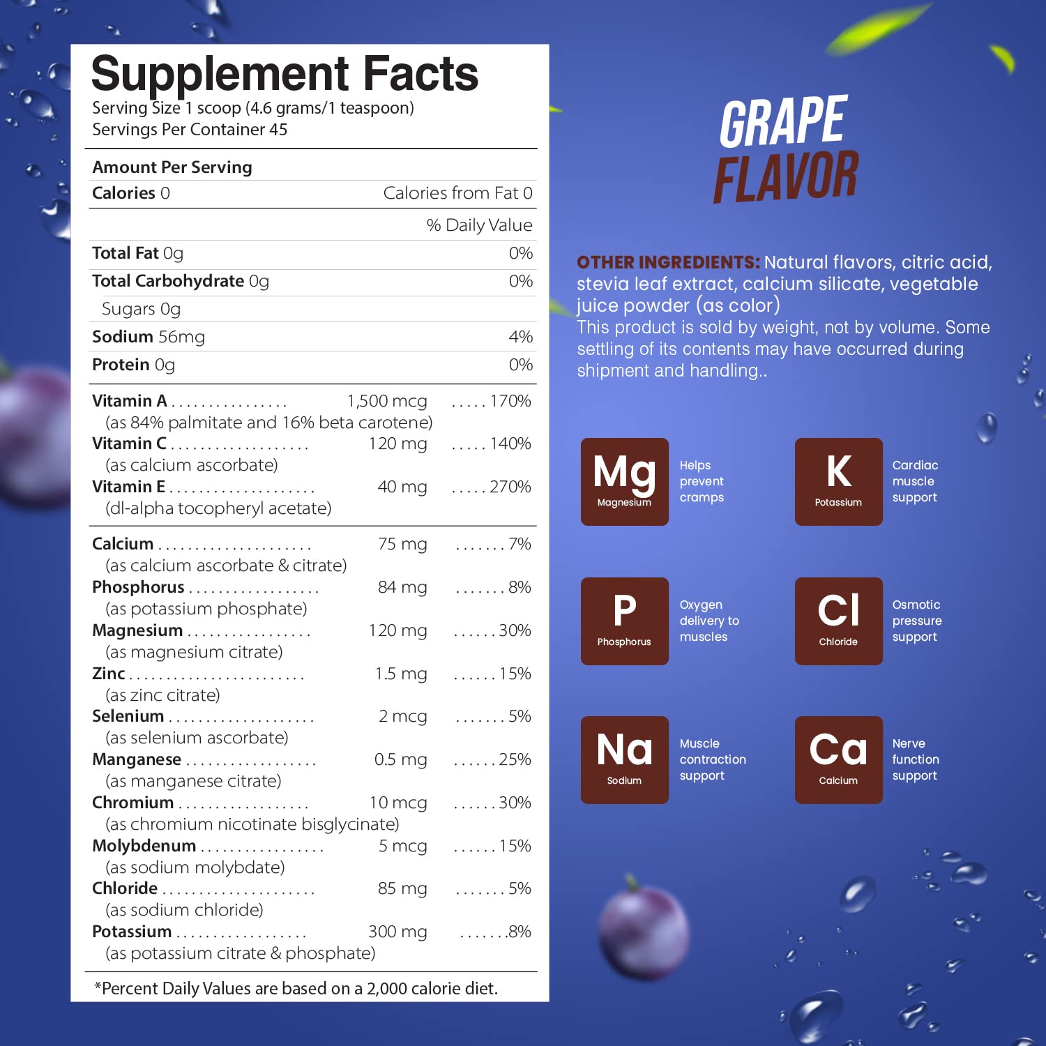 Electrolyte Powder - Refreshing Workout Recovery Electrolytes, Sugar Free, Gluten Free - AB Mystery