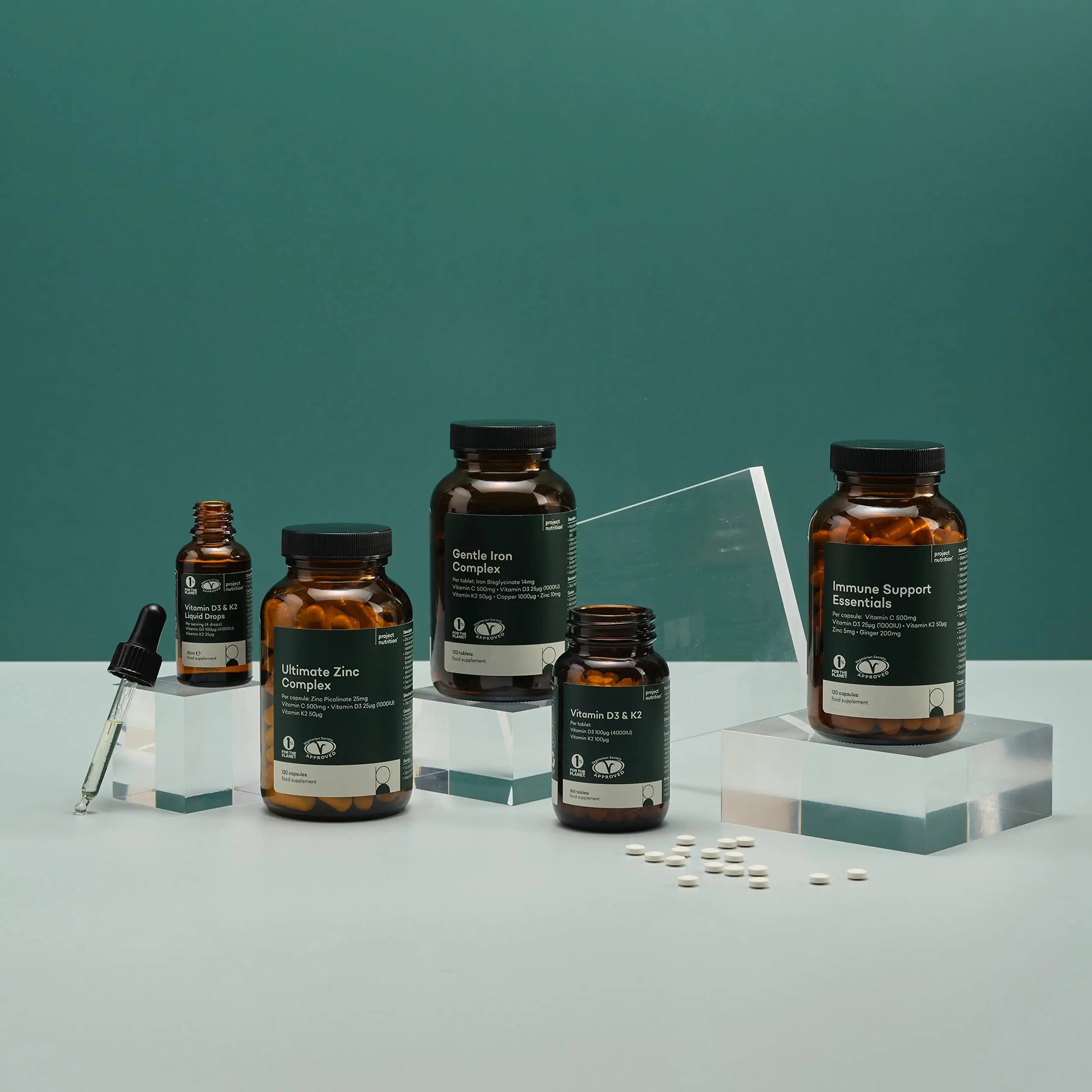 Pure Collagen Tablets - High Strength 1000mg Peptan Marine Collagen Supplements - Collagen Powder - AB Mystery