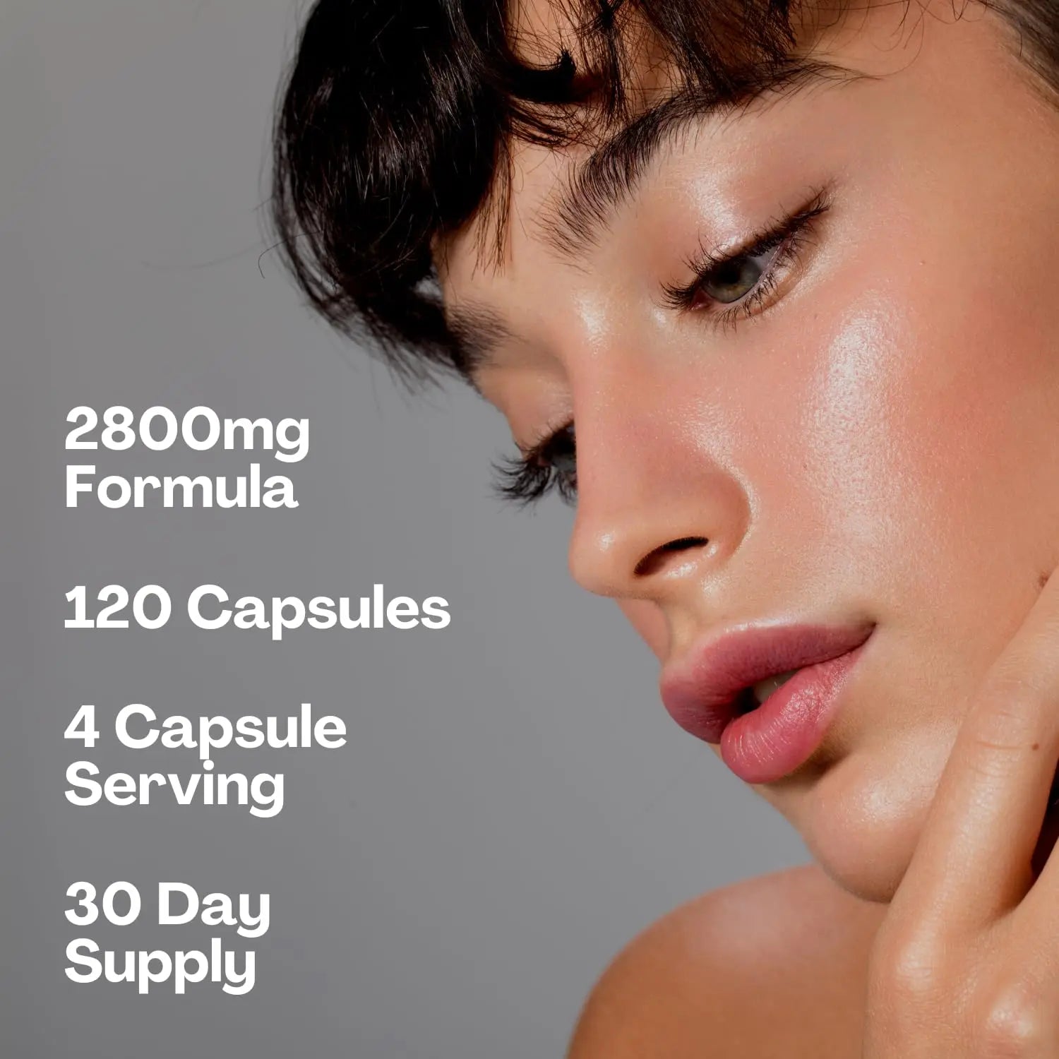 2800mg Marine Collagen Capsules – Highest Strength Type 1 Hydrolysed Collagen with Hyaluronic Acid and Vitamin C Miracle Greens