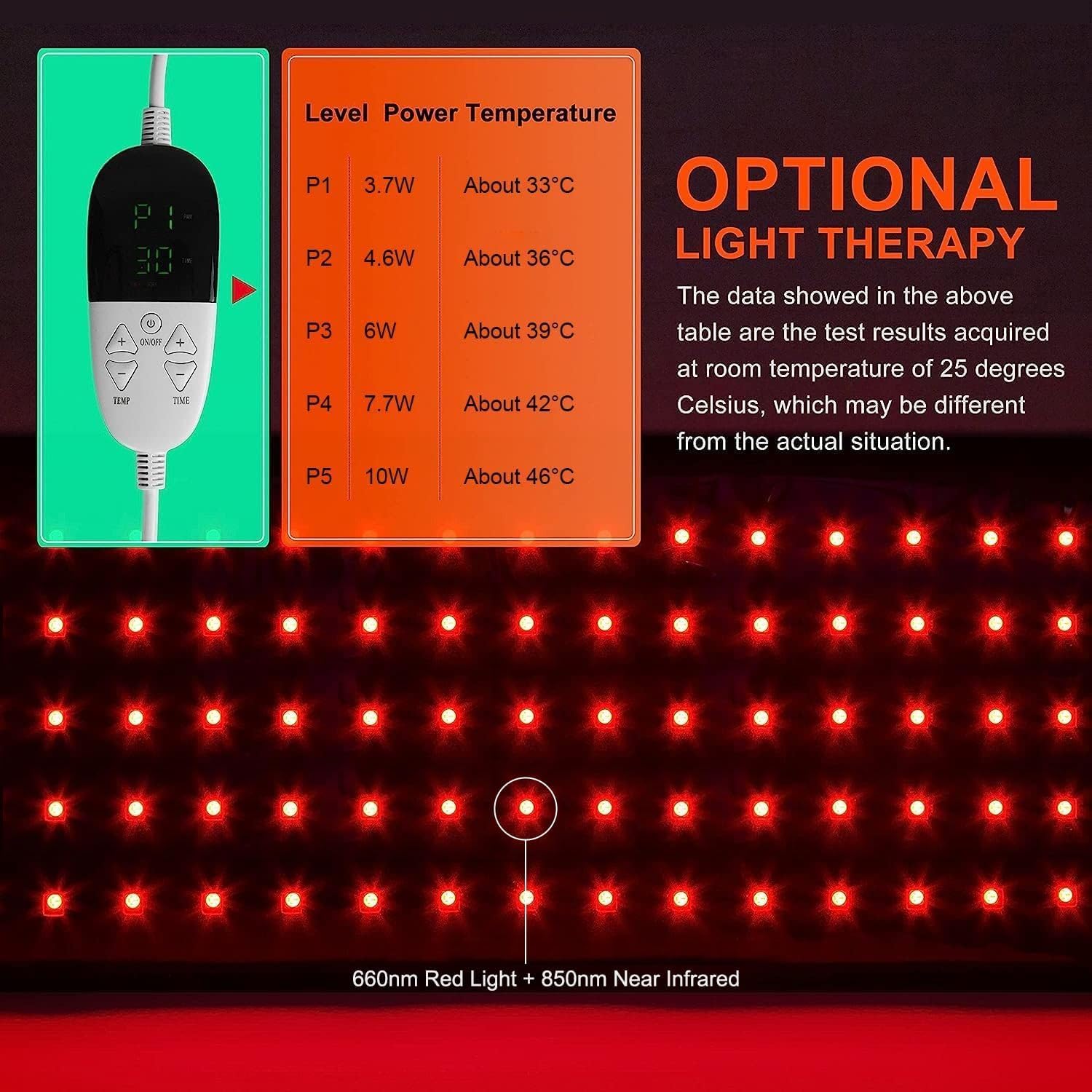 USUIE Red Light Therapy Belt, Infrared Light Therapy Wrap Red Light Therapy Device - AB Mystery